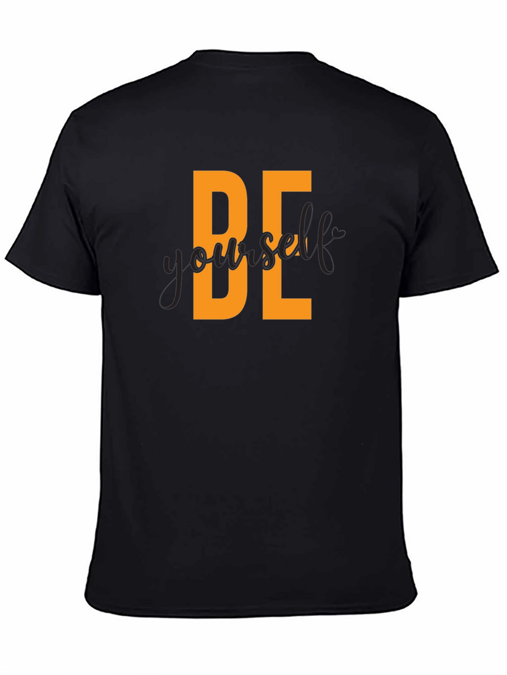 Be Yourself Graphic Tee - Black