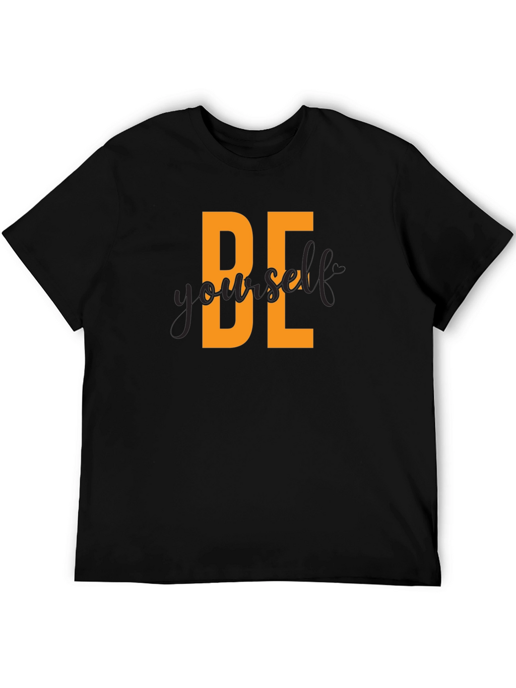Be Yourself Graphic Tee - Black