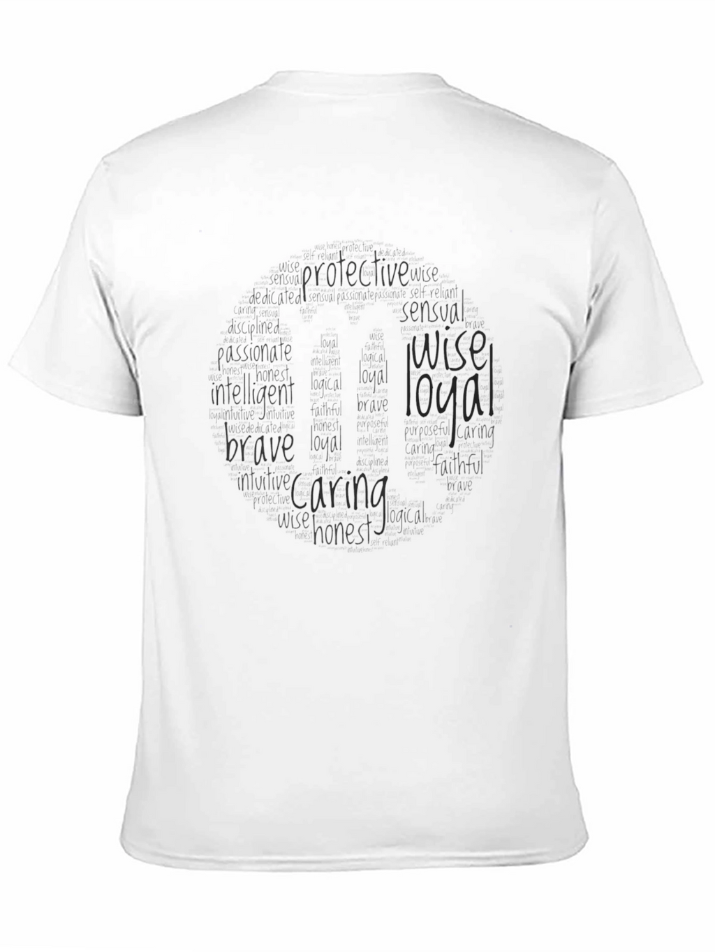 Black T-Shirt with Kind Qualities