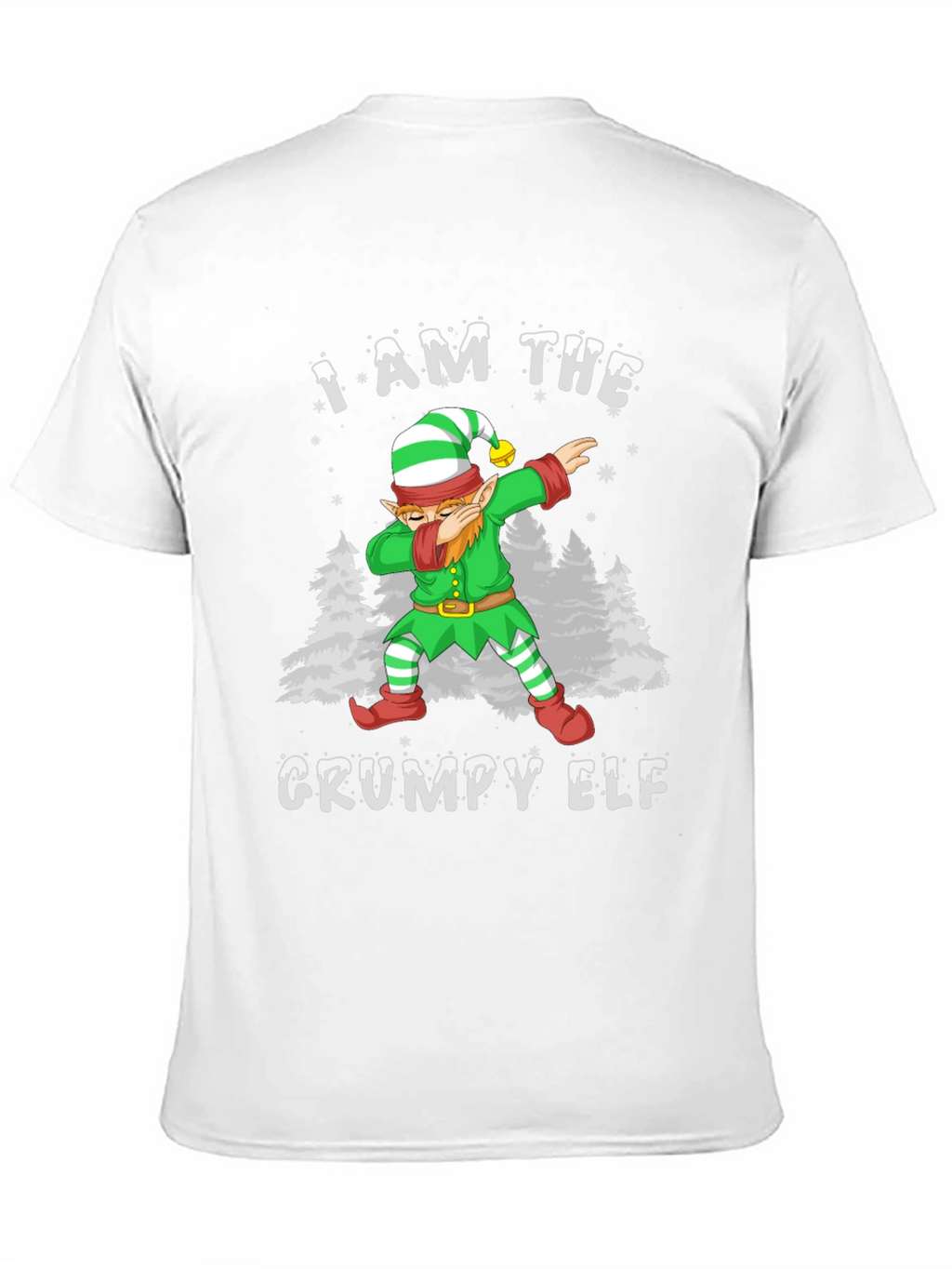 Grumpy Elf Dab T-Shirt - Holiday Christmas Tee