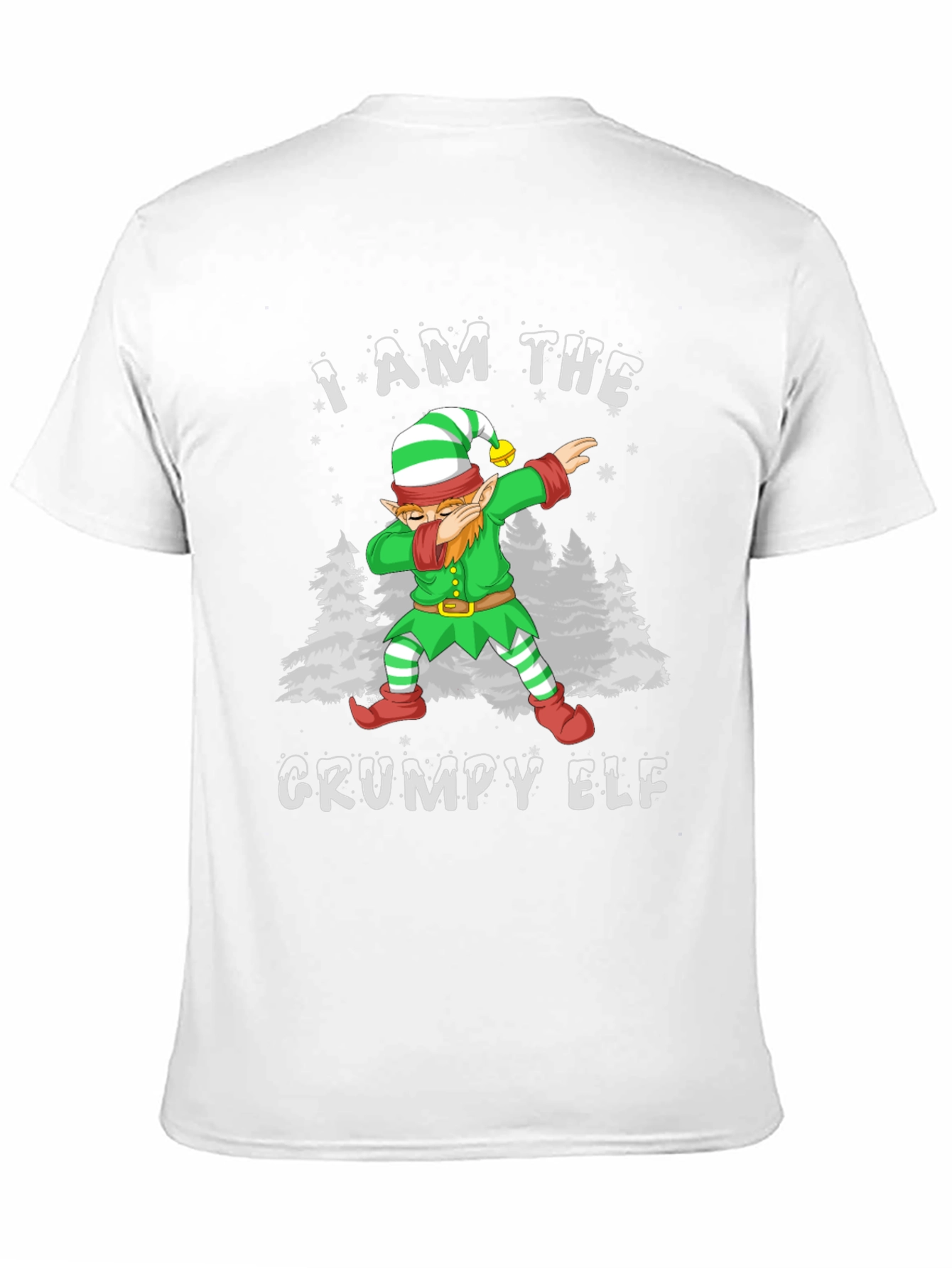 Grumpy Elf Dab T-Shirt - Holiday Christmas Tee