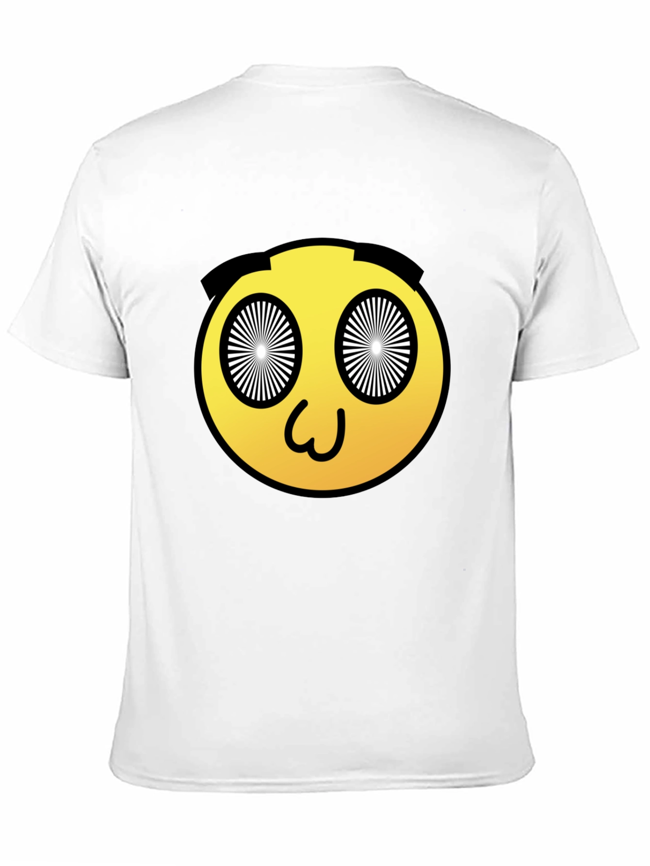 Hypnotic Emoji Graphic Black T-Shirt