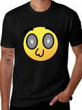 Hypnotic Emoji Graphic Black T-Shirt