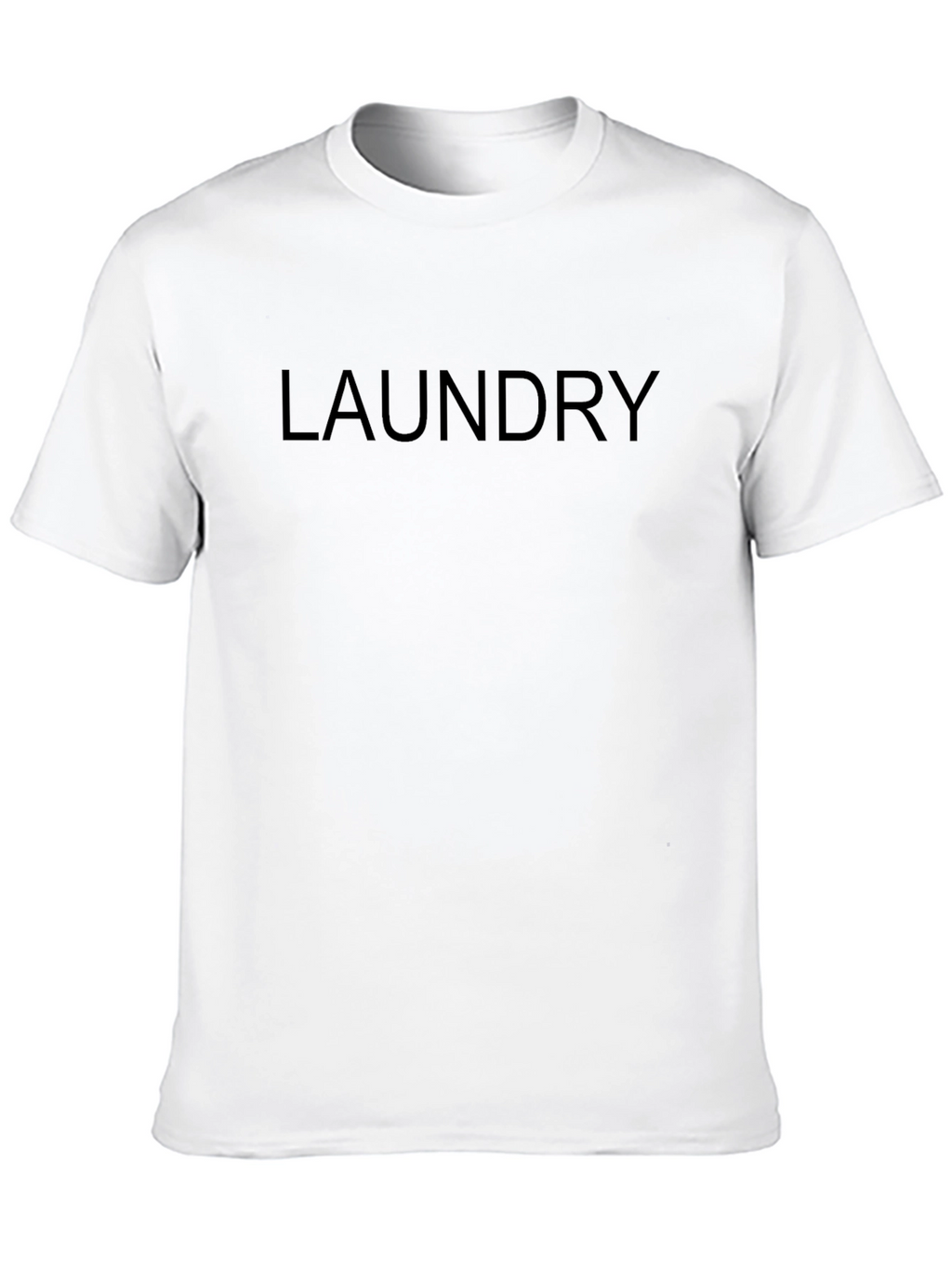Laundry Graphic Tee - Black Cotton Casual T-Shirt