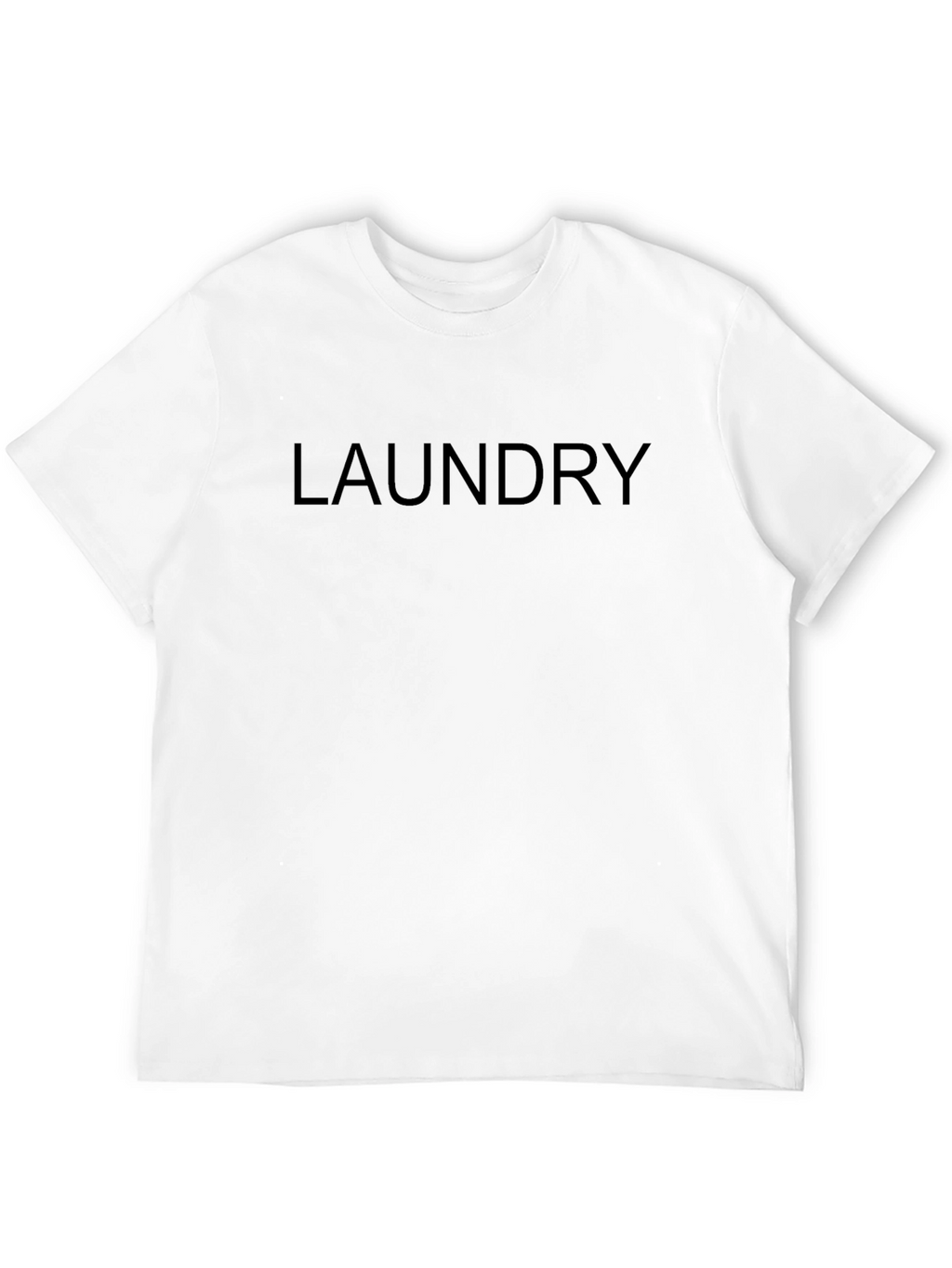 Laundry Graphic Tee - Black Cotton Casual T-Shirt