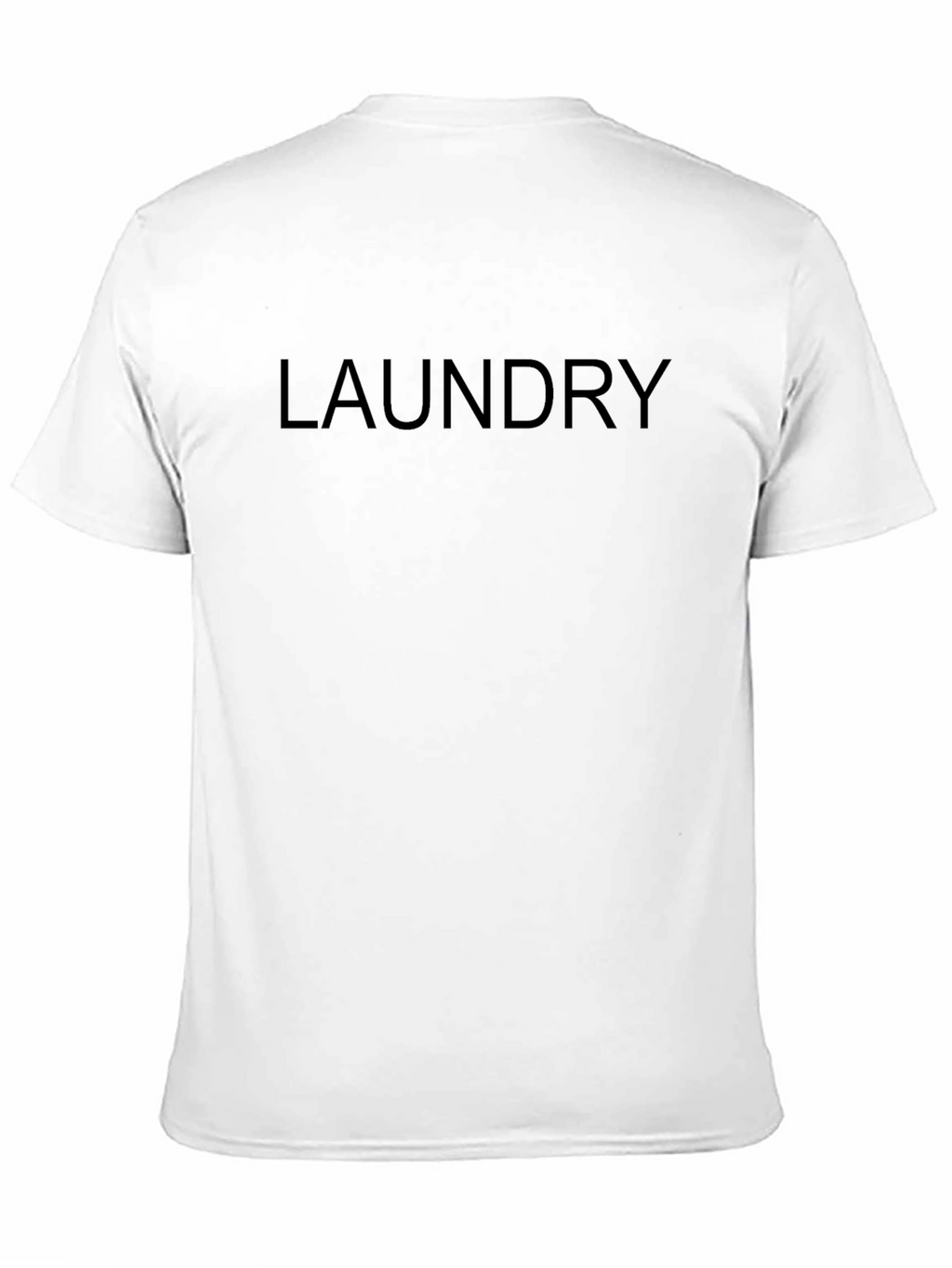 Laundry Graphic Tee - Black Cotton Casual T-Shirt