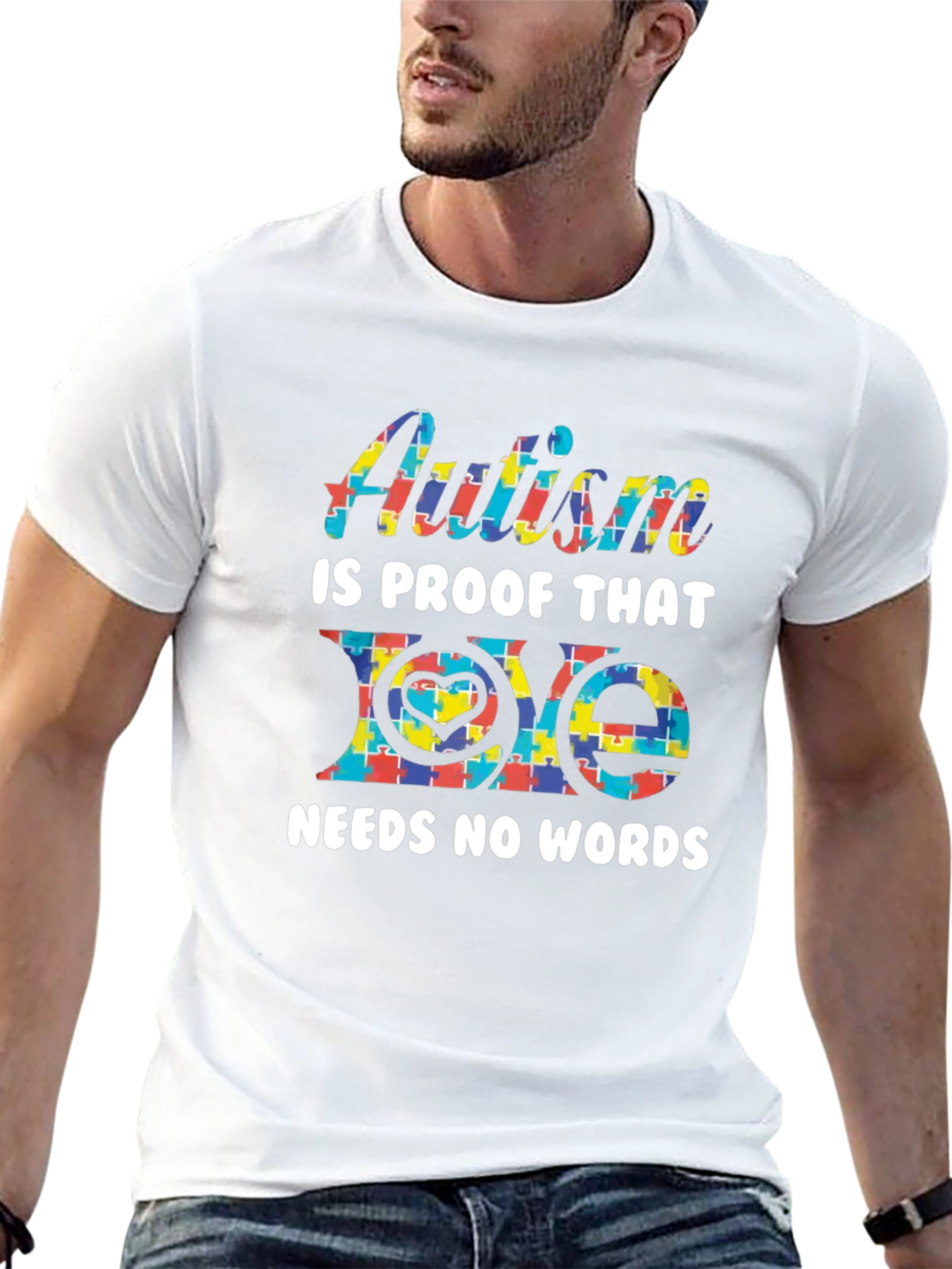 Autism Awareness T-Shirt: Love Needs No Words