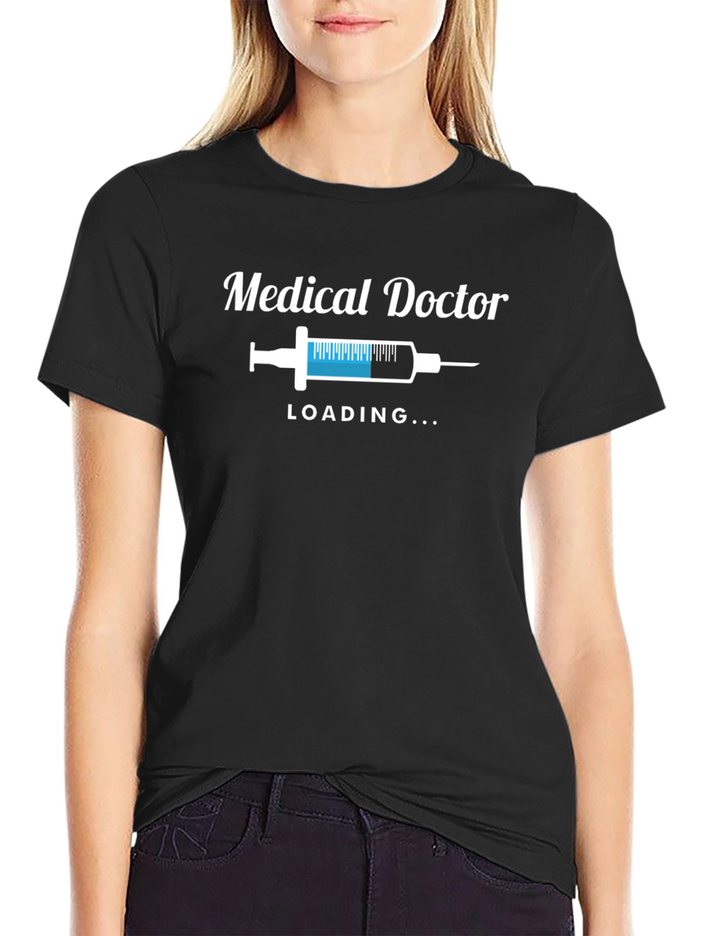 Medical Doctor Loading T-Shirt - Black