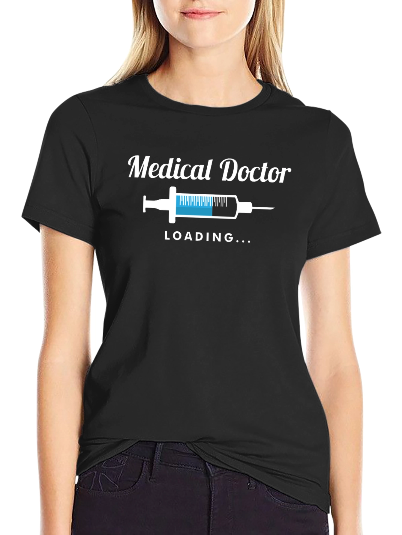 Medical Doctor Loading T-Shirt - Black
