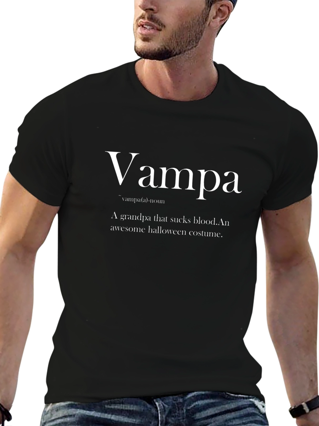 Vampa Grandpa Halloween Costume T-Shirt