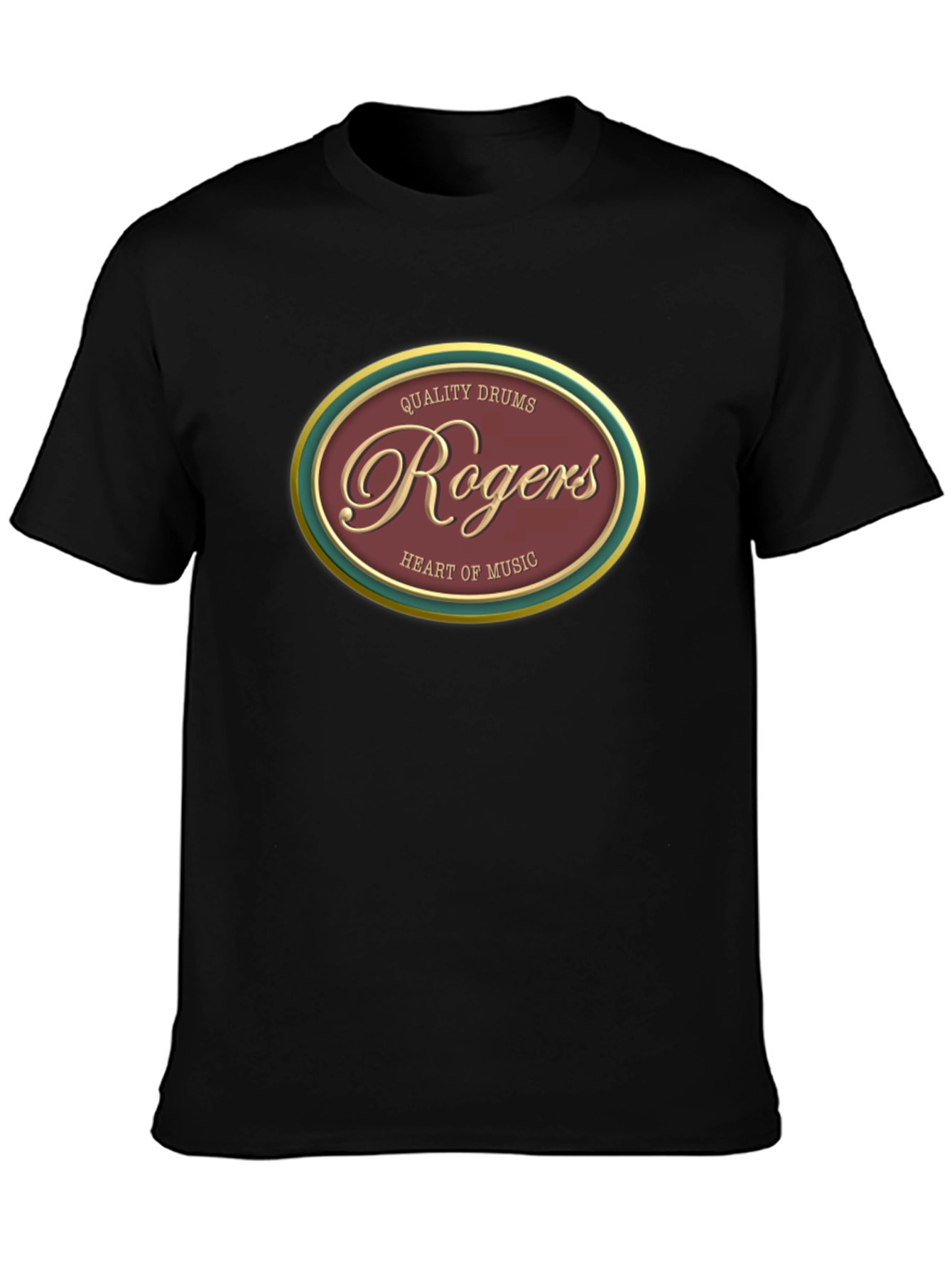 Rogers Drums Graphic T-Shirt - Music Lover Tee