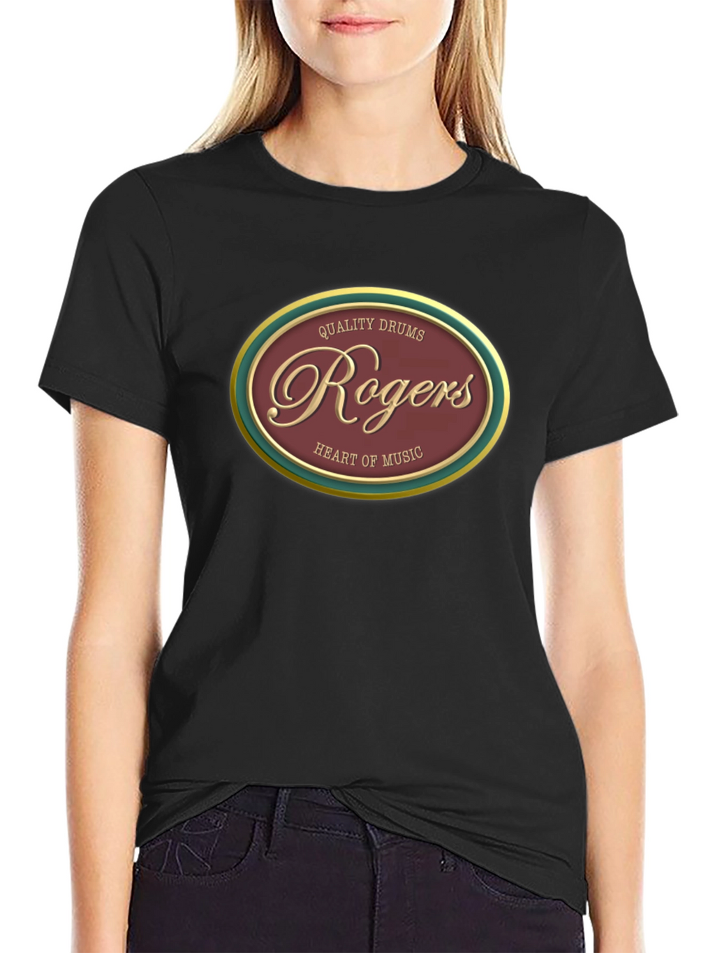 Rogers Drums Graphic T-Shirt - Music Lover Tee