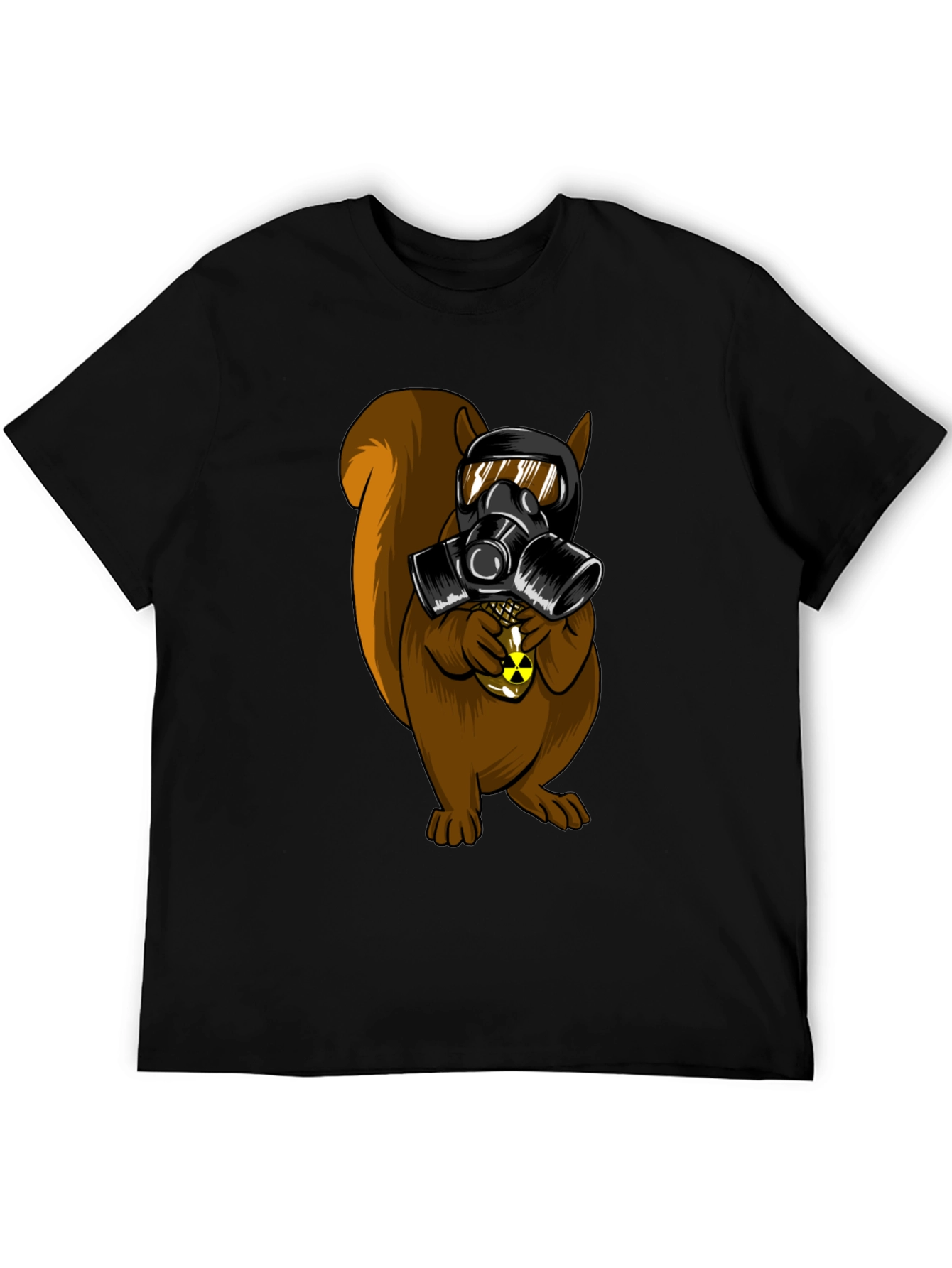 Squirrel Gas Mask Graphic Tee