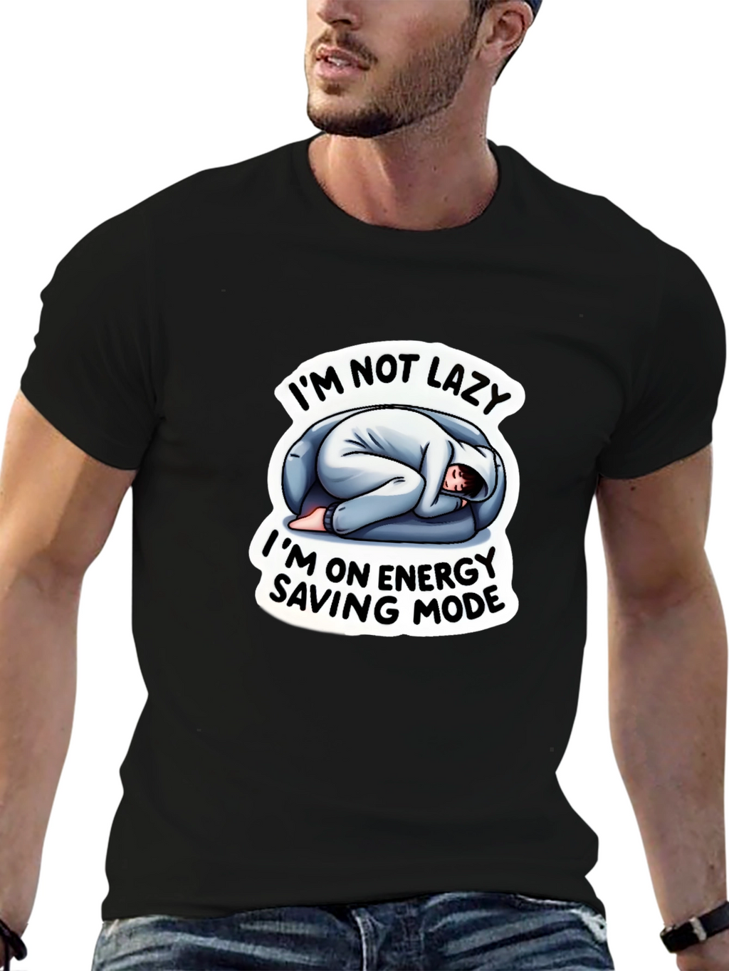Im Not Lazy Energy Saving Mode Funny T-Shirt