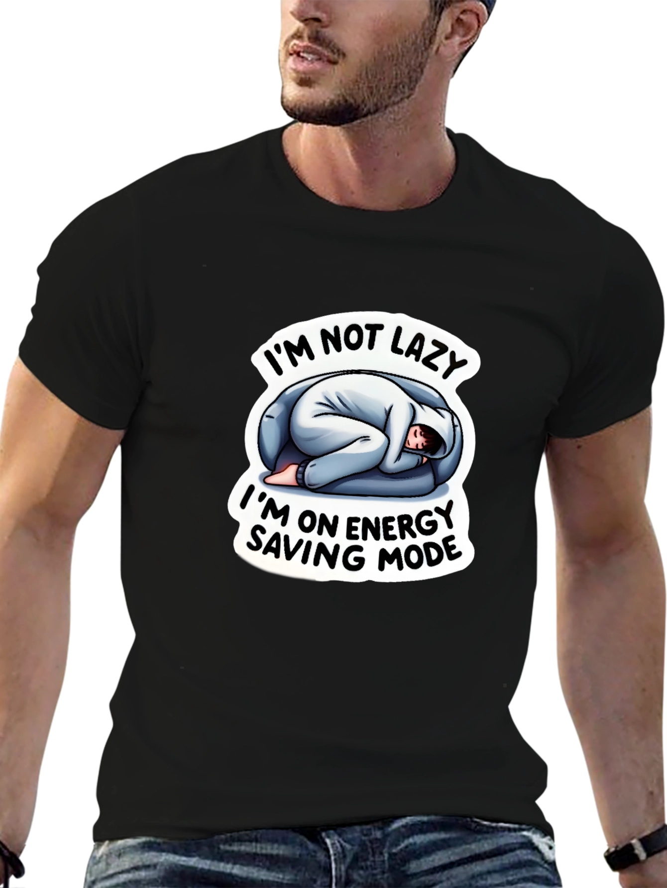 Im Not Lazy Energy Saving Mode Funny T-Shirt
