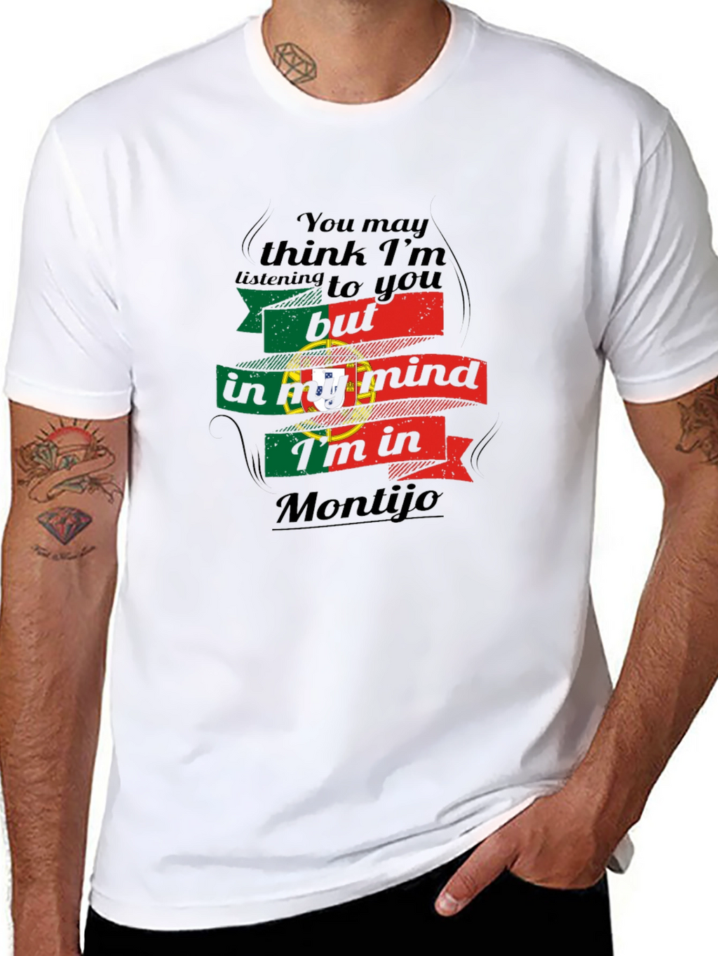 Montijo Mind Portugal Flag T-Shirt