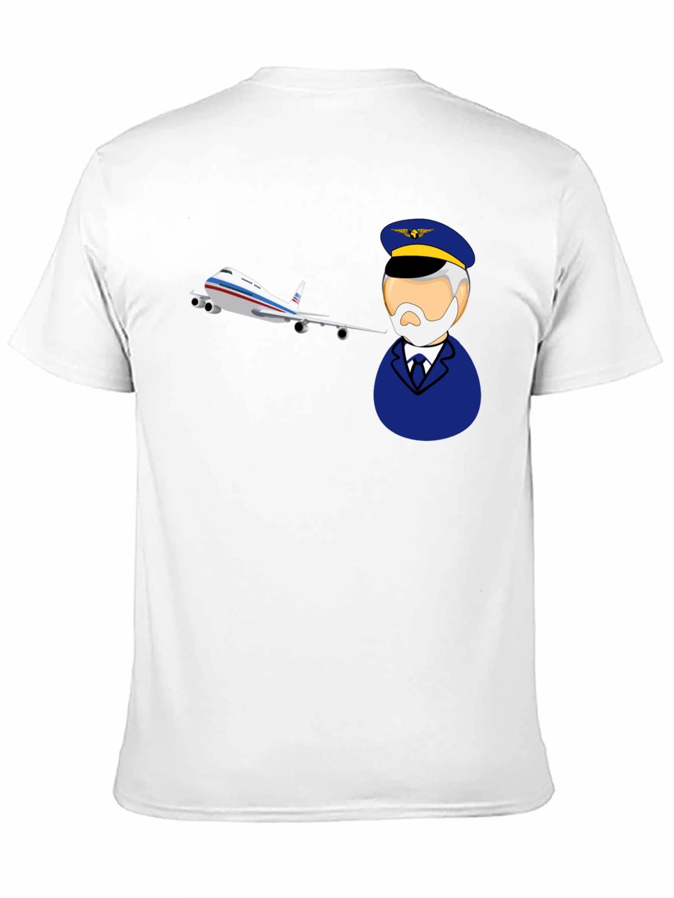 Pilot and Plane Graphic T-Shirt