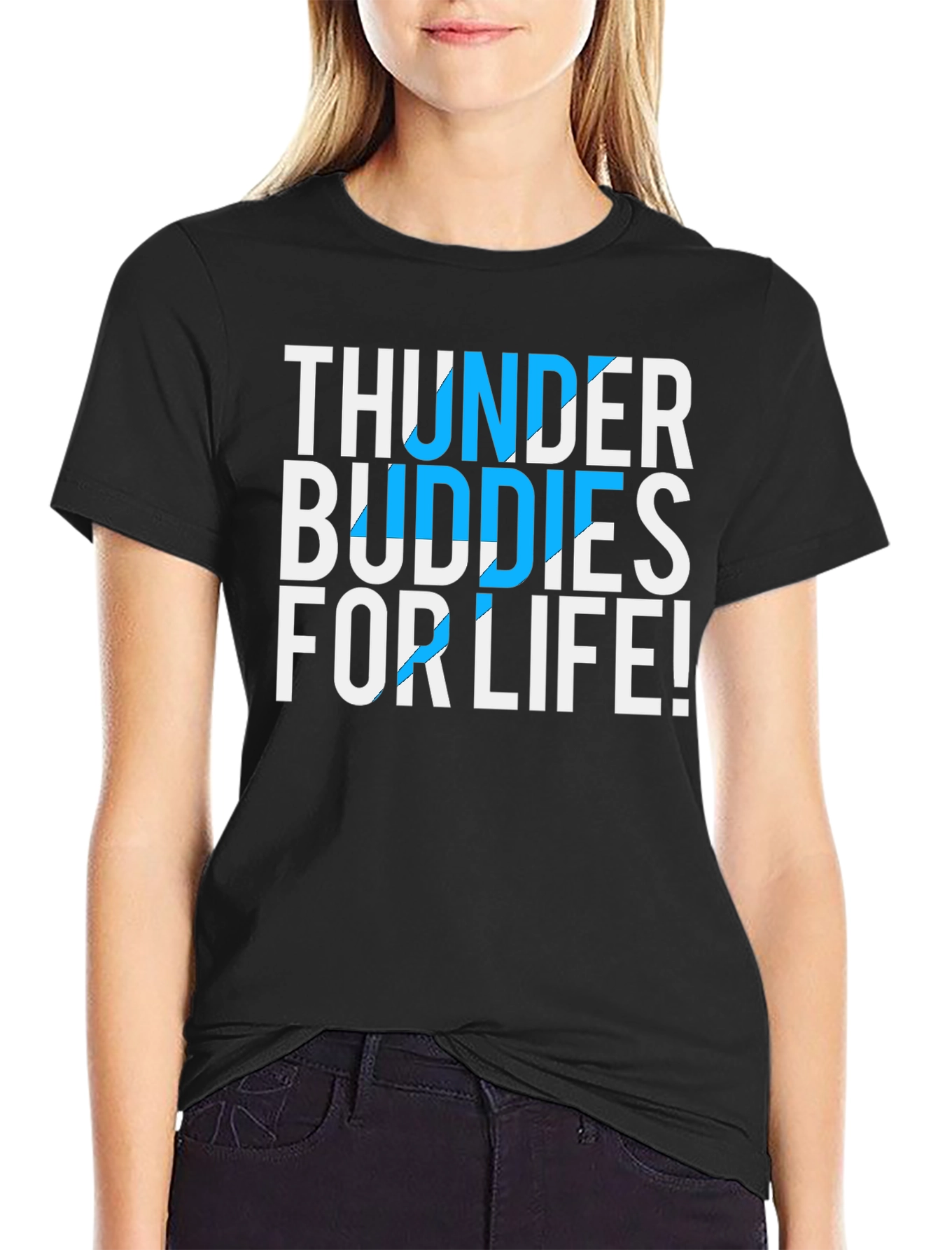 Thunder Buddies For Life Graphic Tee