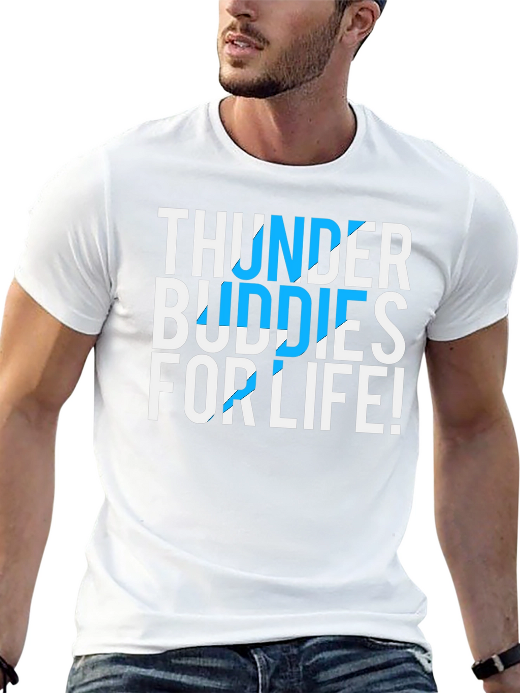 Thunder Buddies For Life Graphic Tee