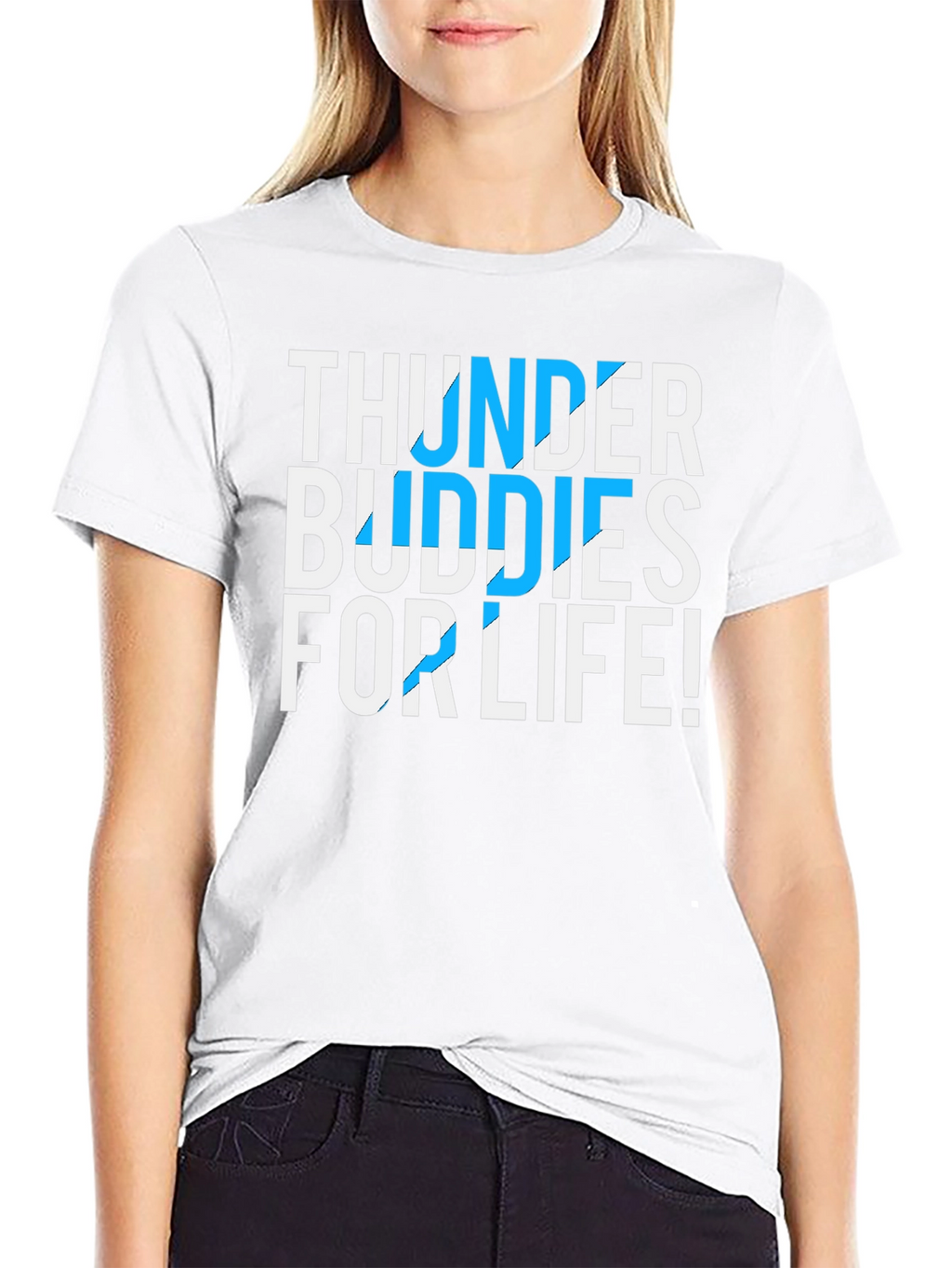 Thunder Buddies For Life Graphic Tee