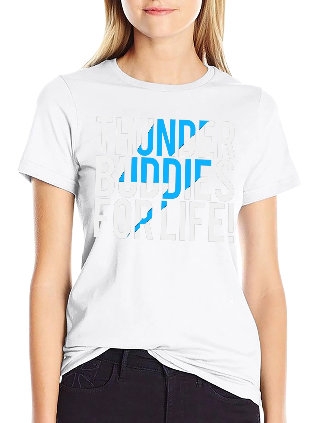 Thunder Buddies For Life Graphic Tee