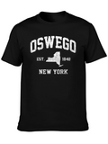 Oswego New York Black T-Shirt