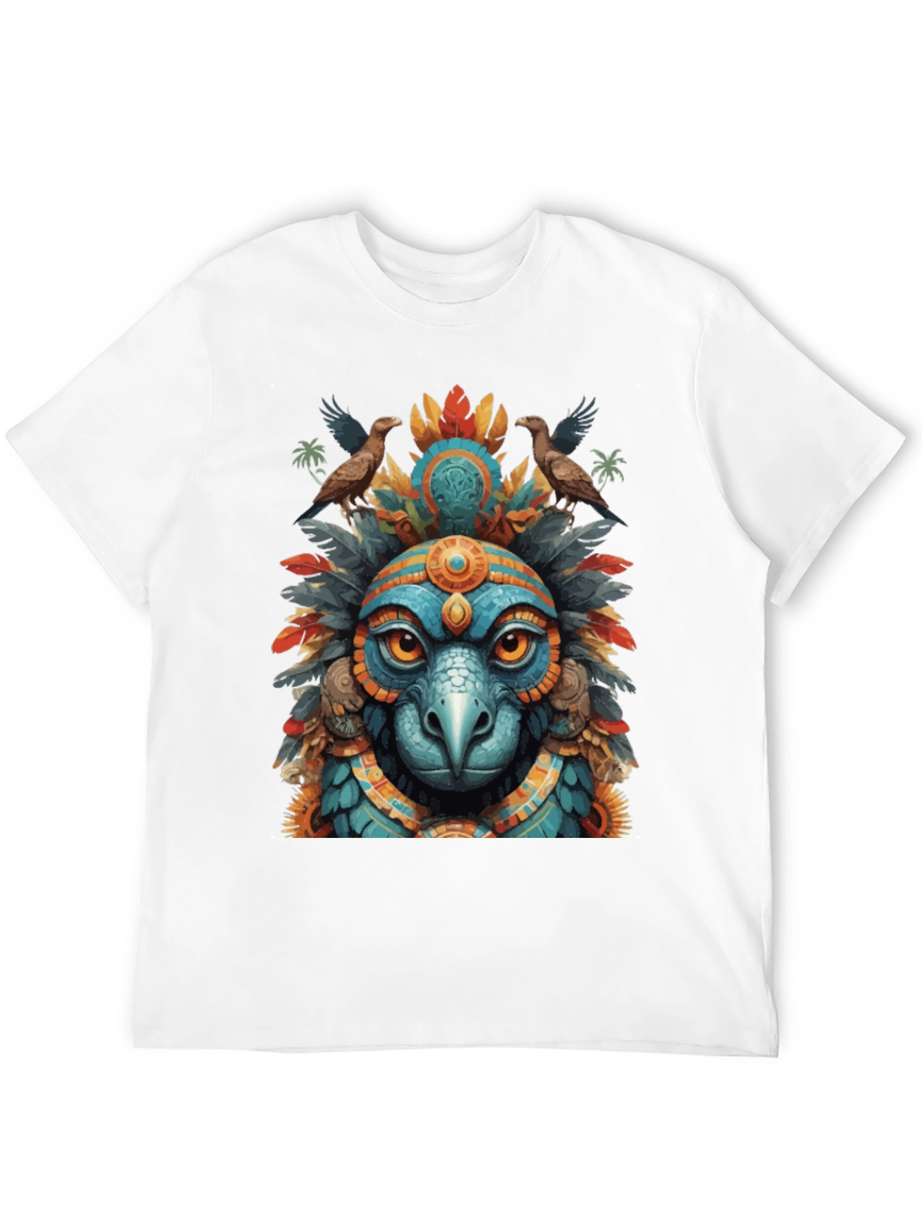 Aztec Eagle Warrior Graphic Tee