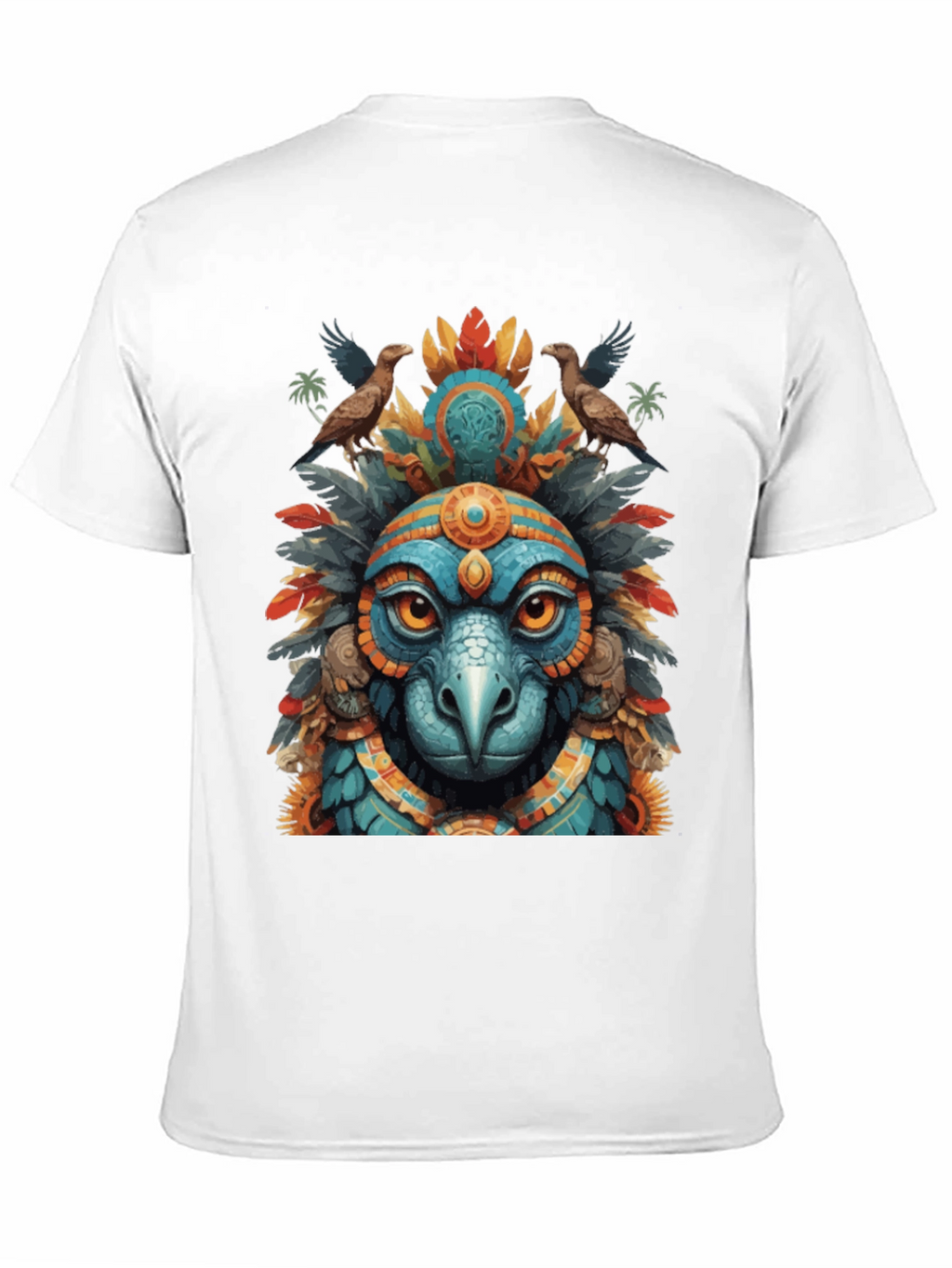 Aztec Eagle Warrior Graphic Tee