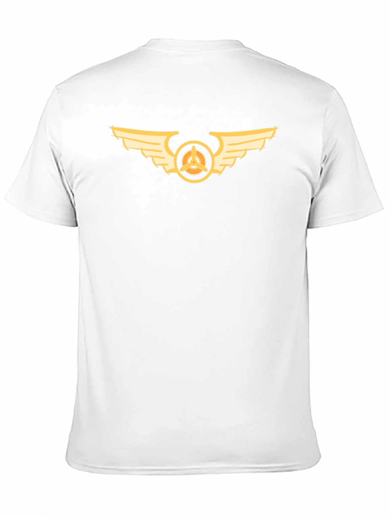 Winged Propeller Graphic Black Tee