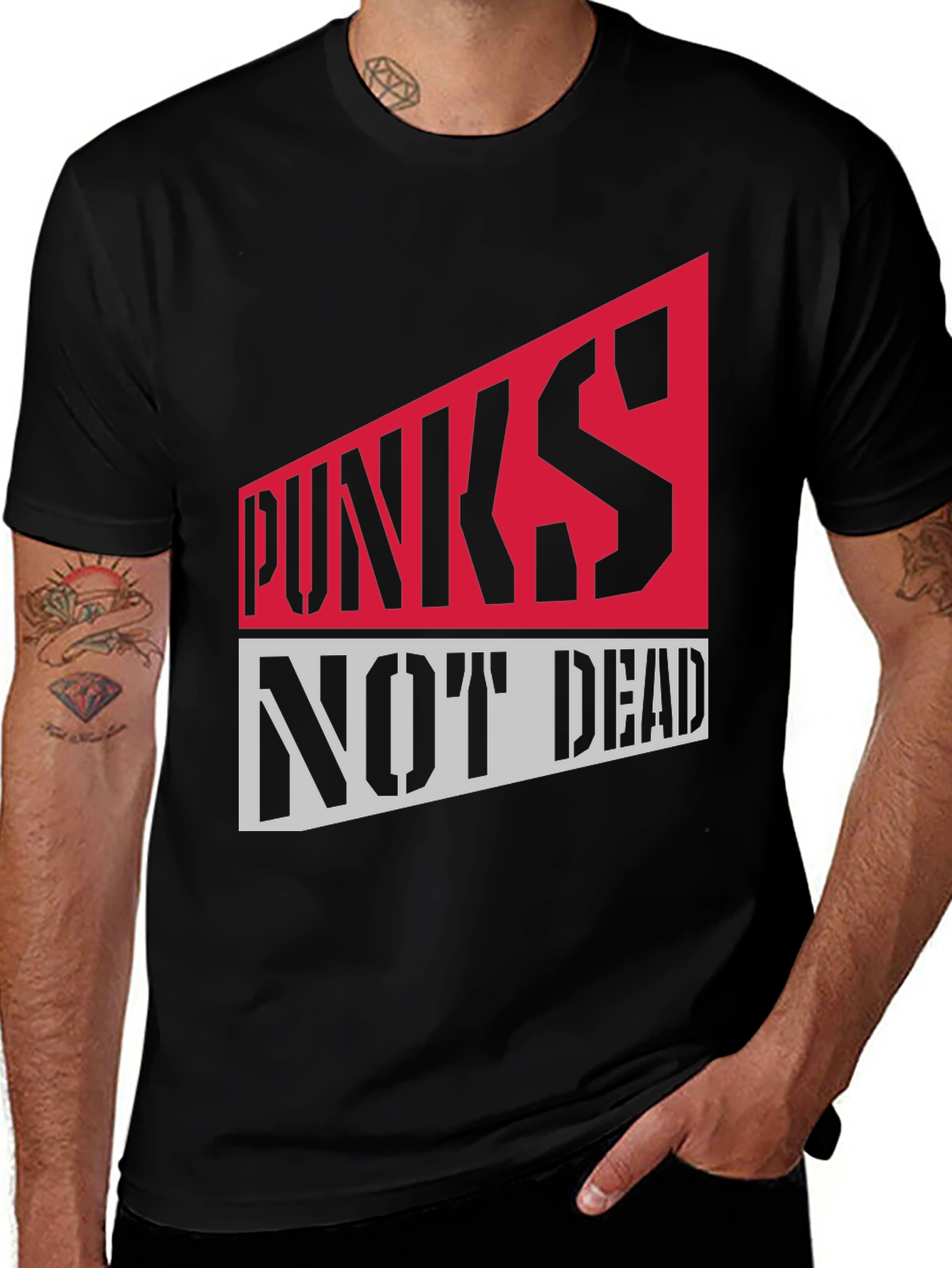 Punks Not Dead Graphic Tee
