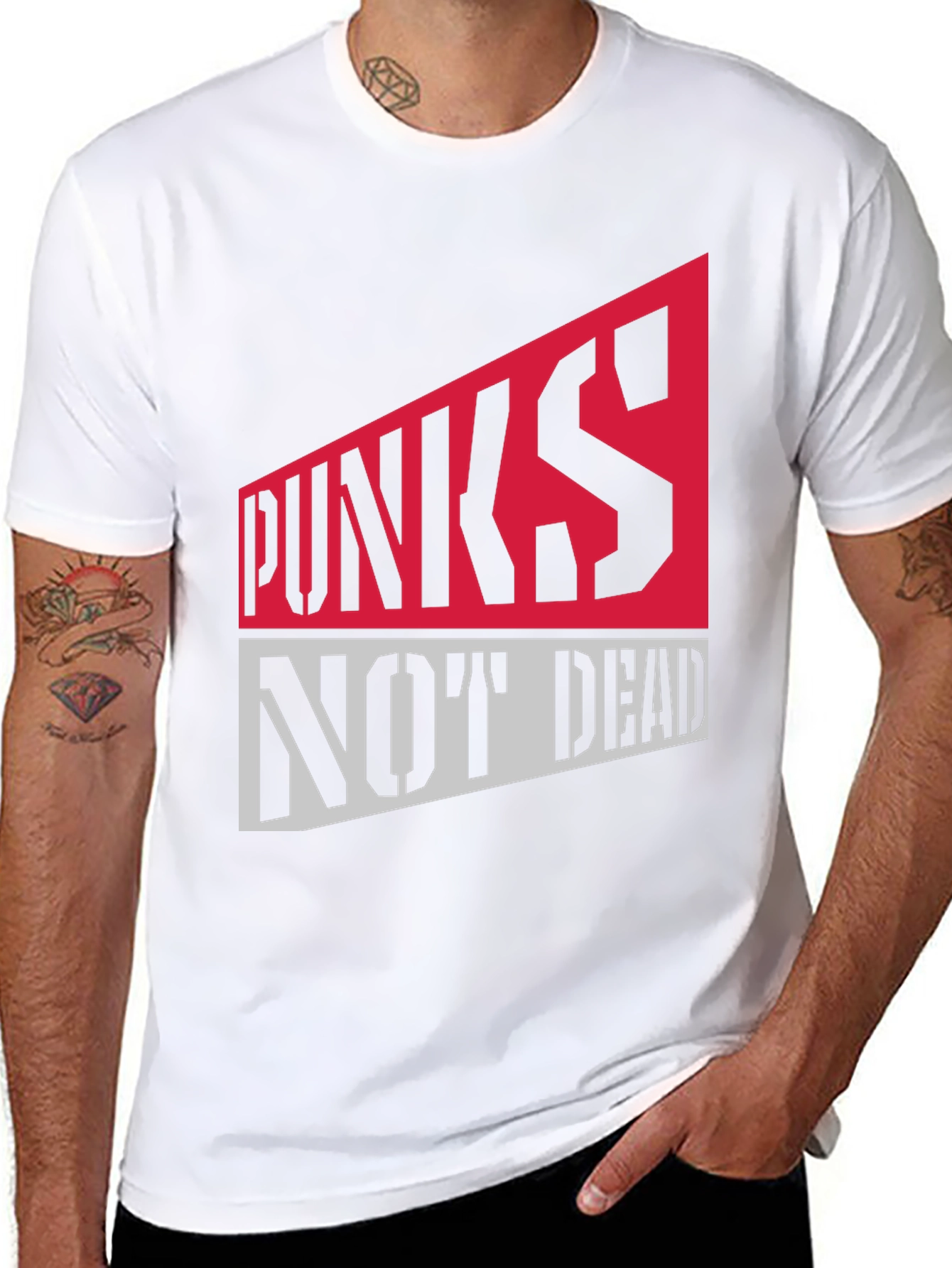 Punks Not Dead Graphic Tee