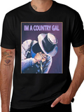 Country Gal T-Shirt Music Lover Tee Stylish Unisex Top