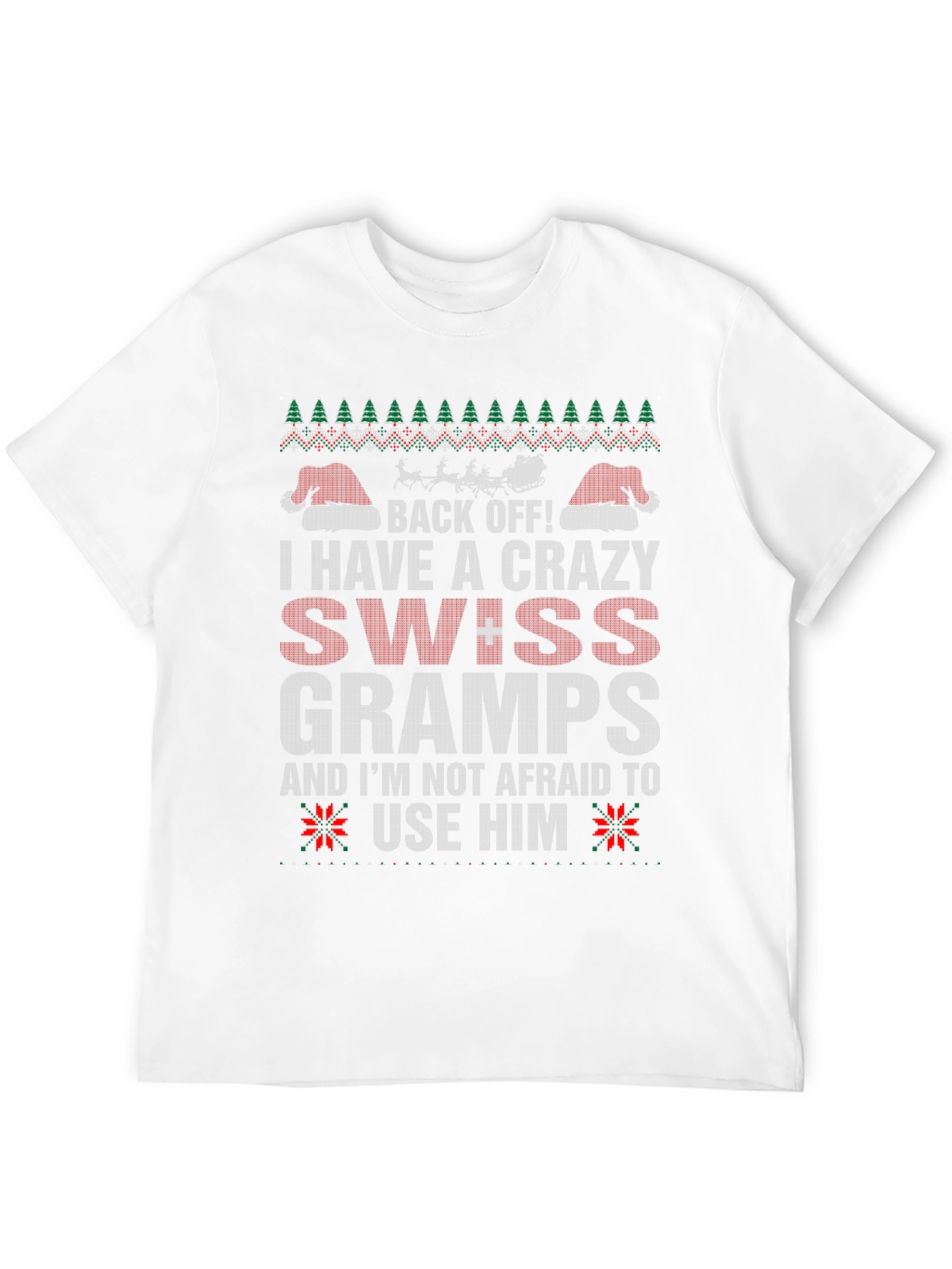 Crazy Swiss Gramps T-Shirt - Holiday Humor