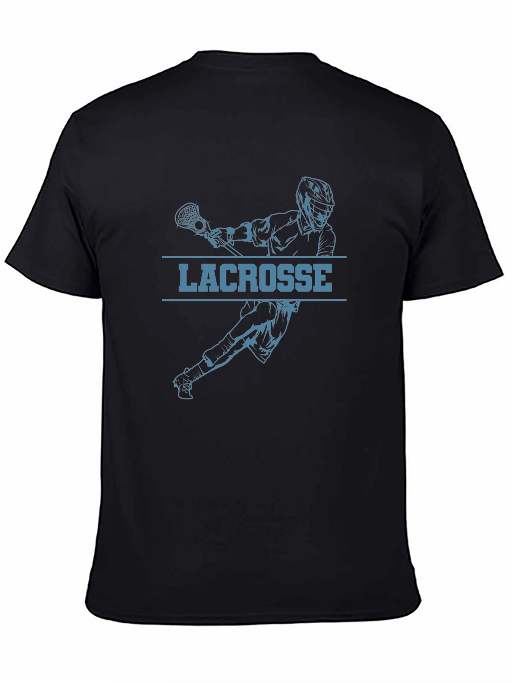 Lacrosse Player Graphic T-Shirt