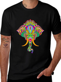 Colorful Elephant Graphic Tee