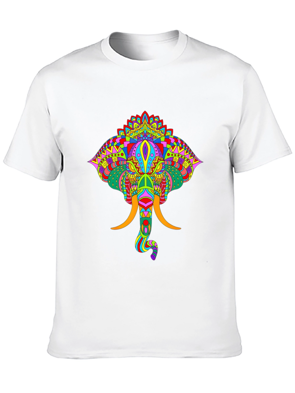 Colorful Elephant Graphic Tee