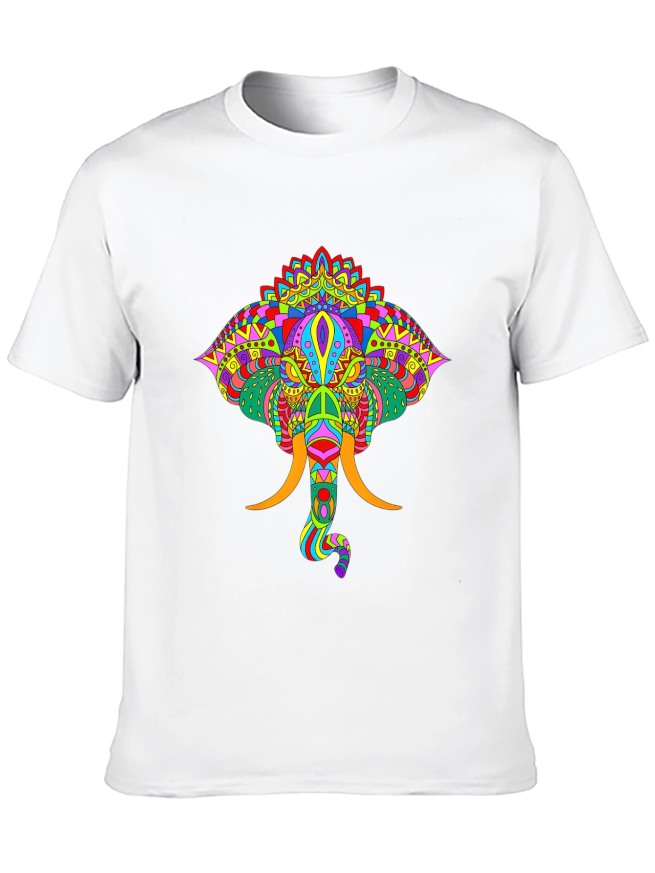 Colorful Elephant Graphic Tee