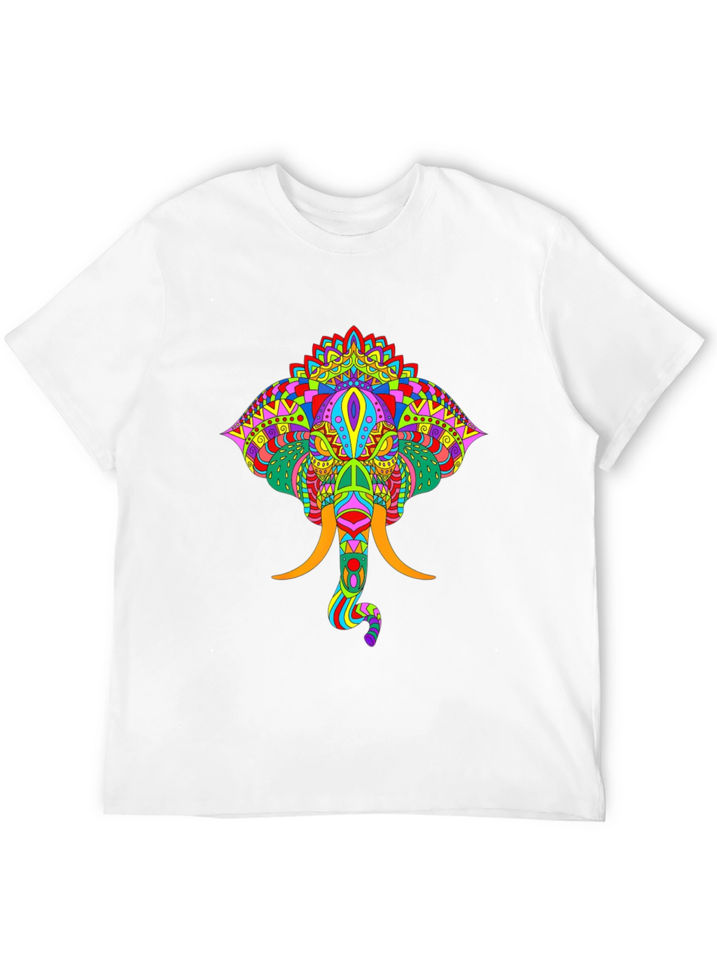 Colorful Elephant Graphic Tee