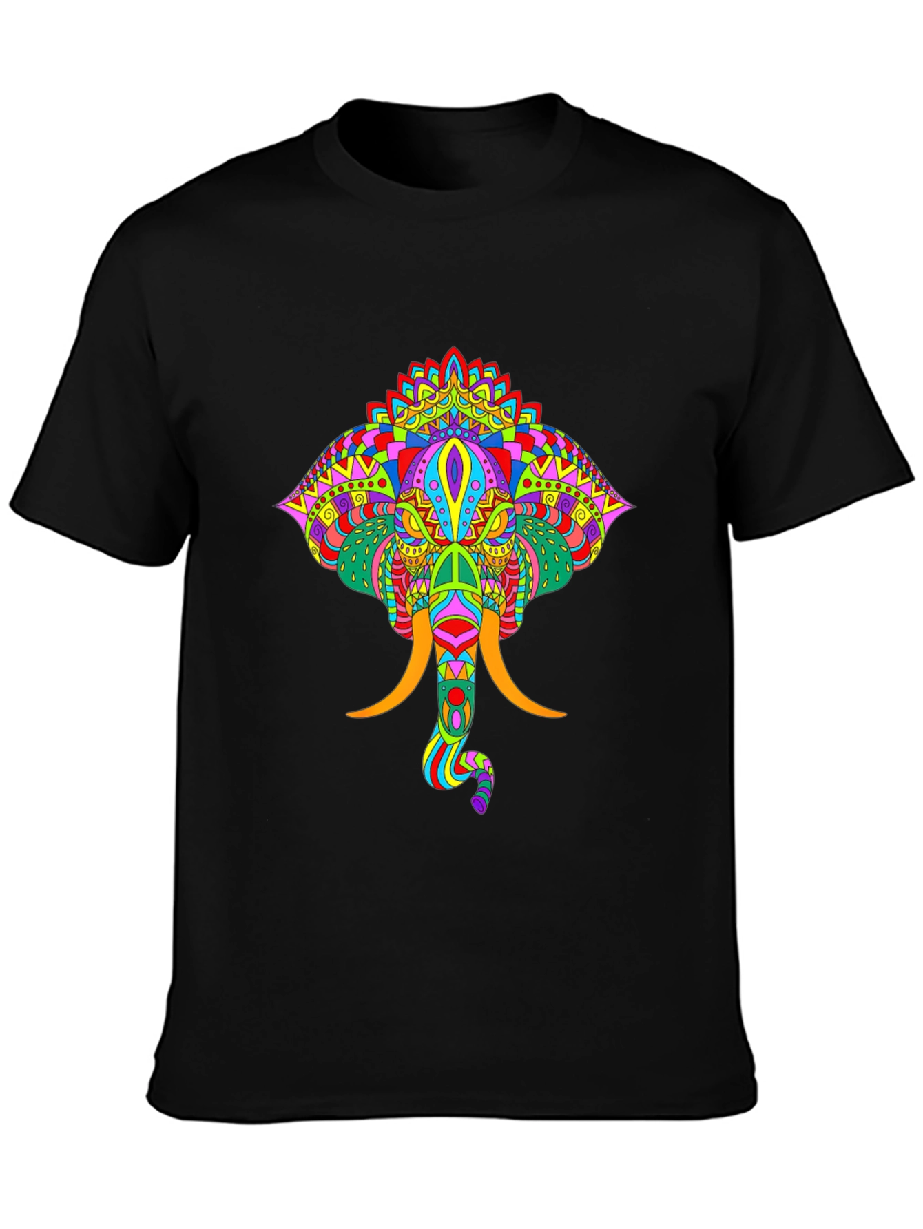 Colorful Elephant Graphic Tee