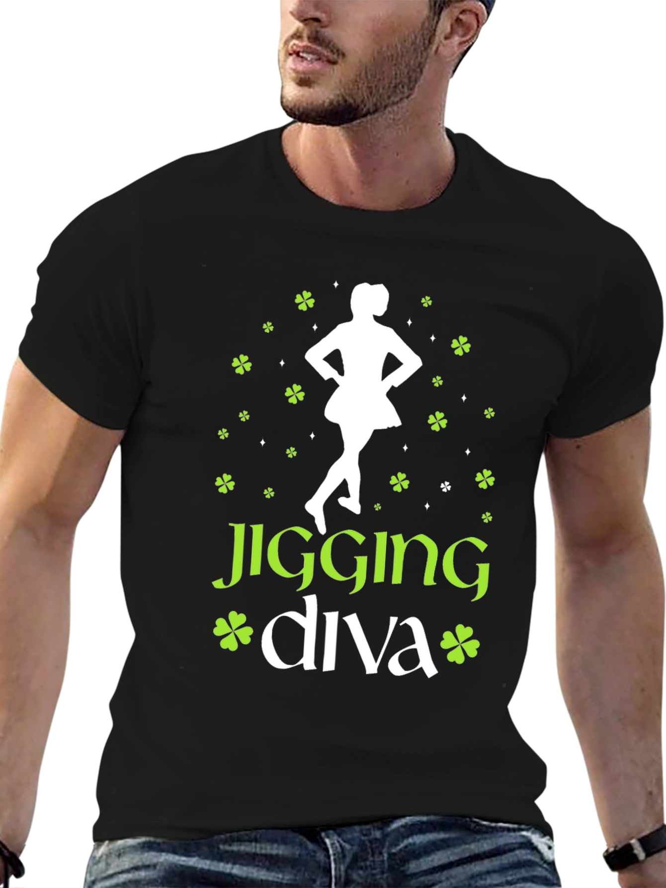 Jigging Diva St. Patricks Day T-Shirt