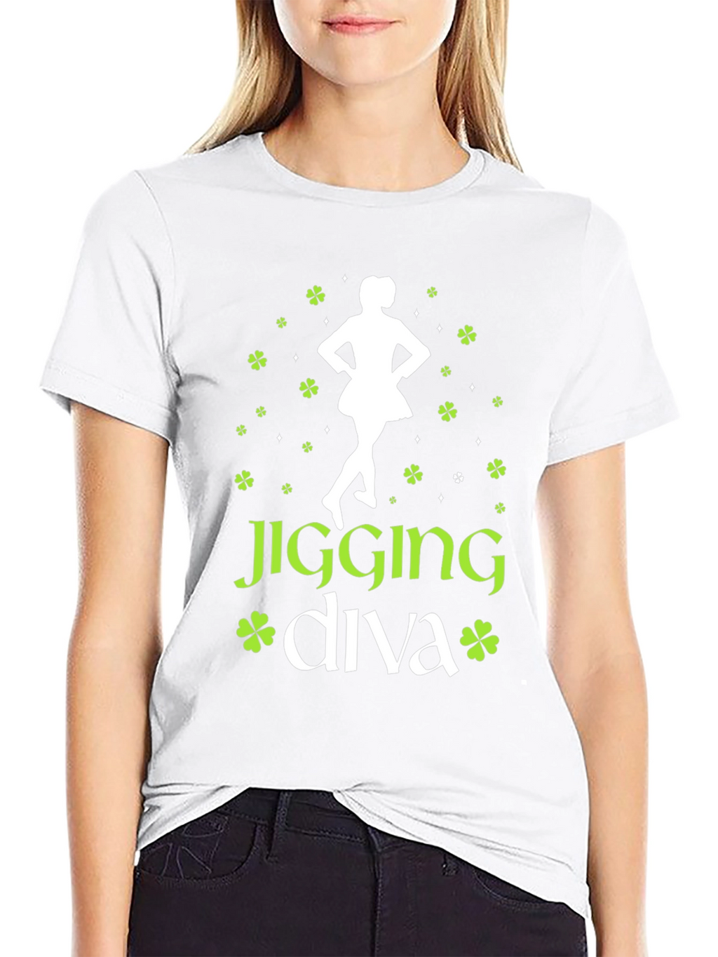 Jigging Diva St. Patricks Day T-Shirt