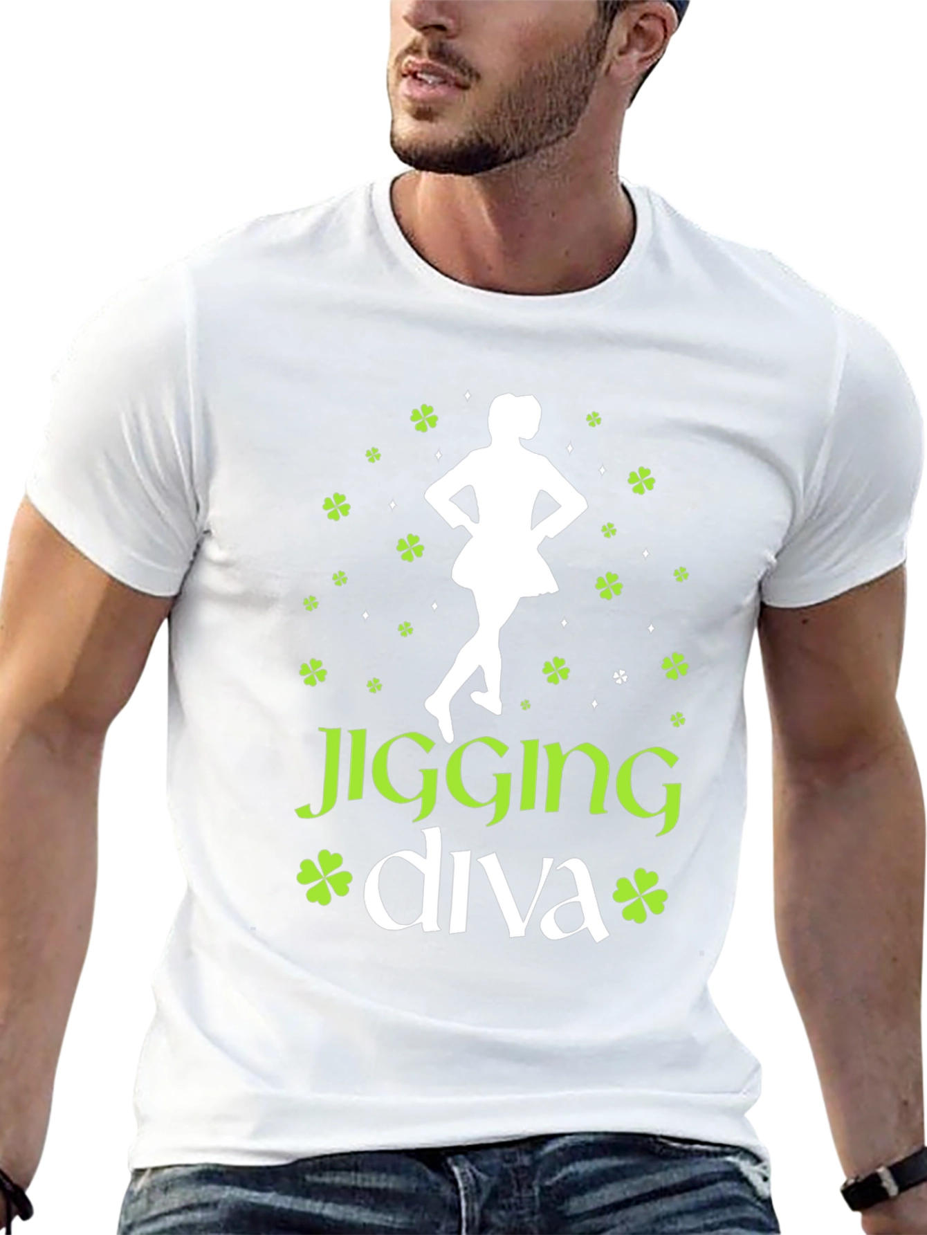 Jigging Diva St. Patricks Day T-Shirt