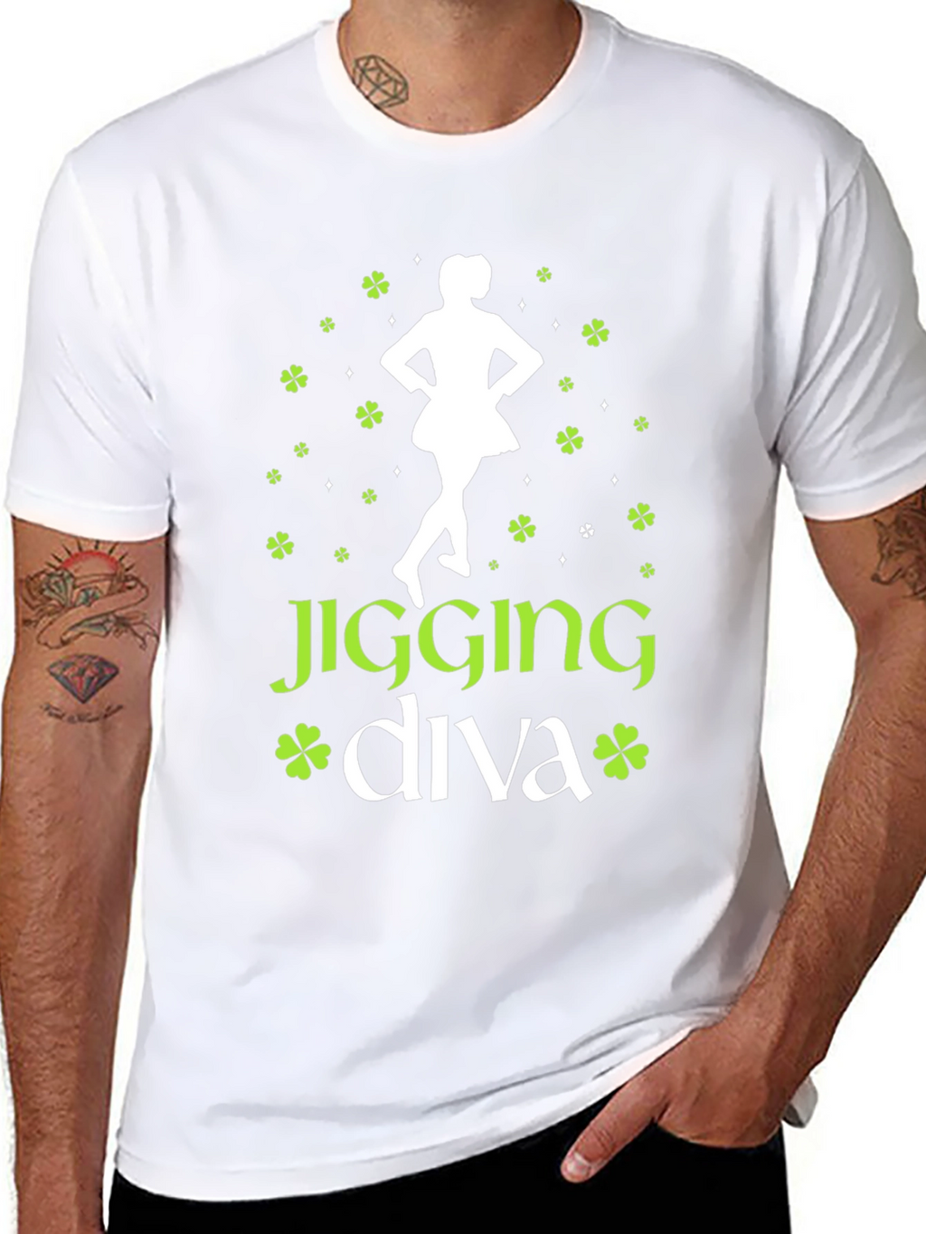 Jigging Diva St. Patricks Day T-Shirt