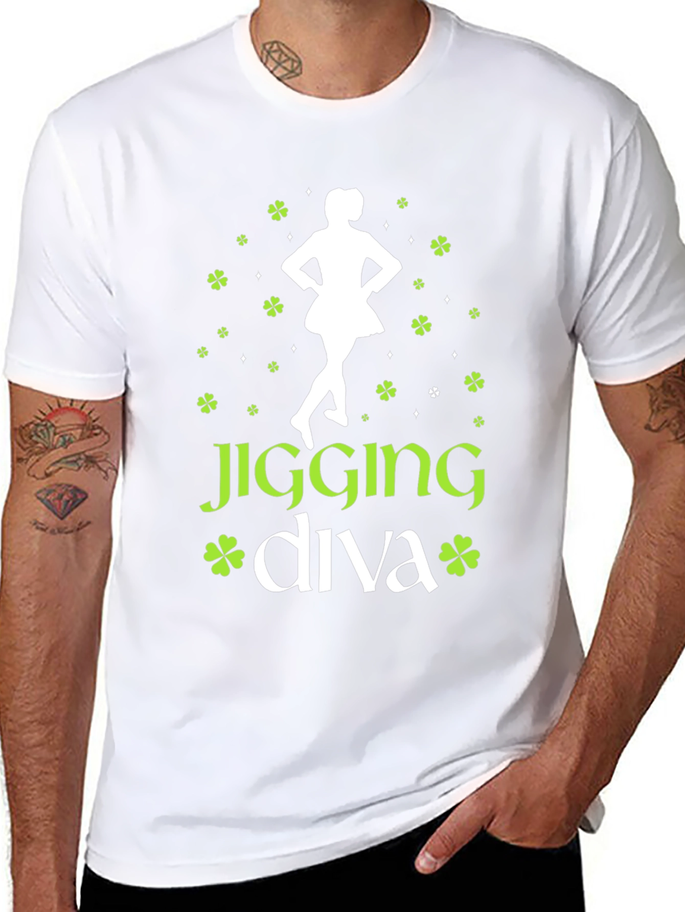 Jigging Diva St. Patricks Day T-Shirt