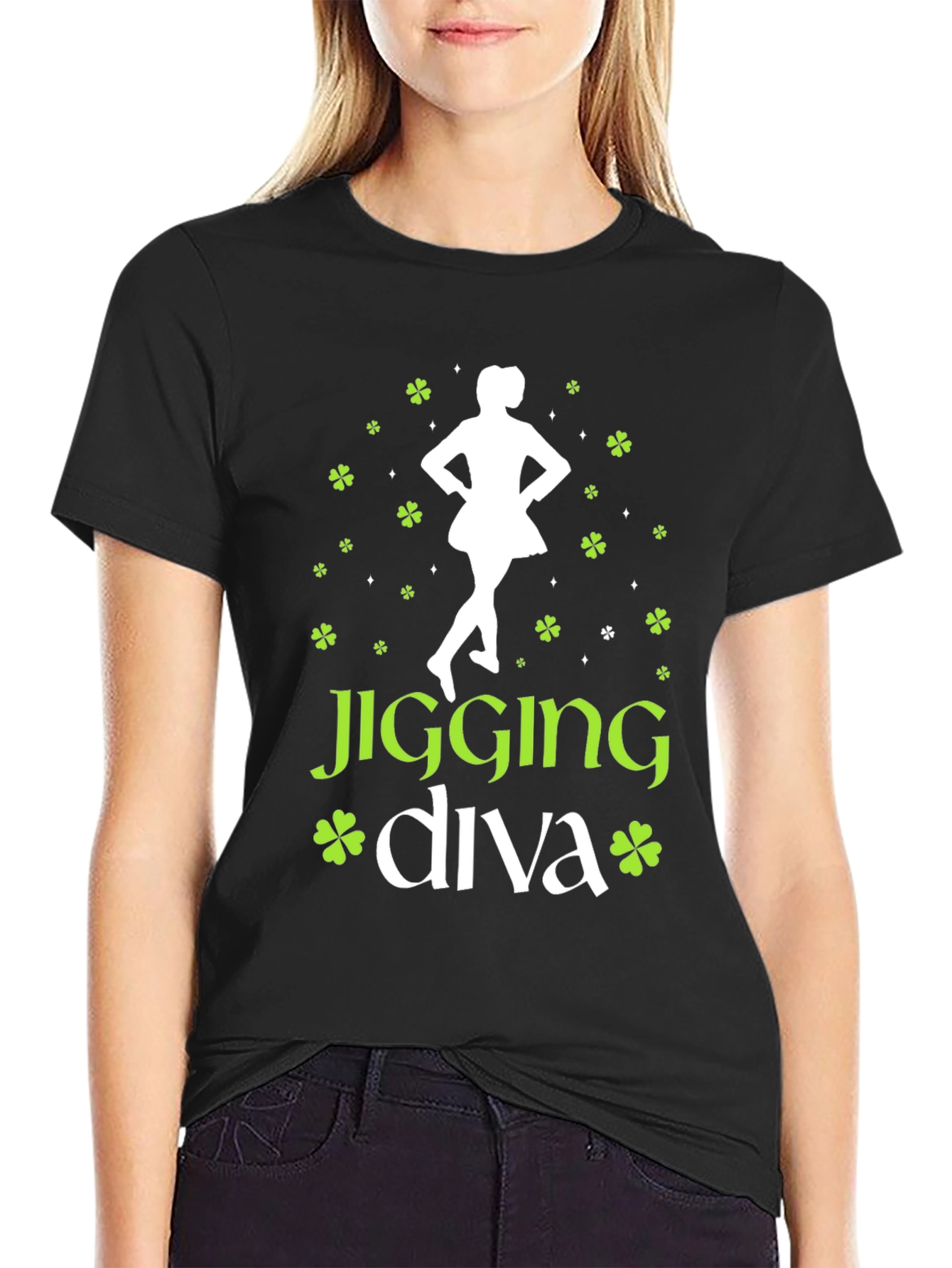 Jigging Diva St. Patricks Day T-Shirt