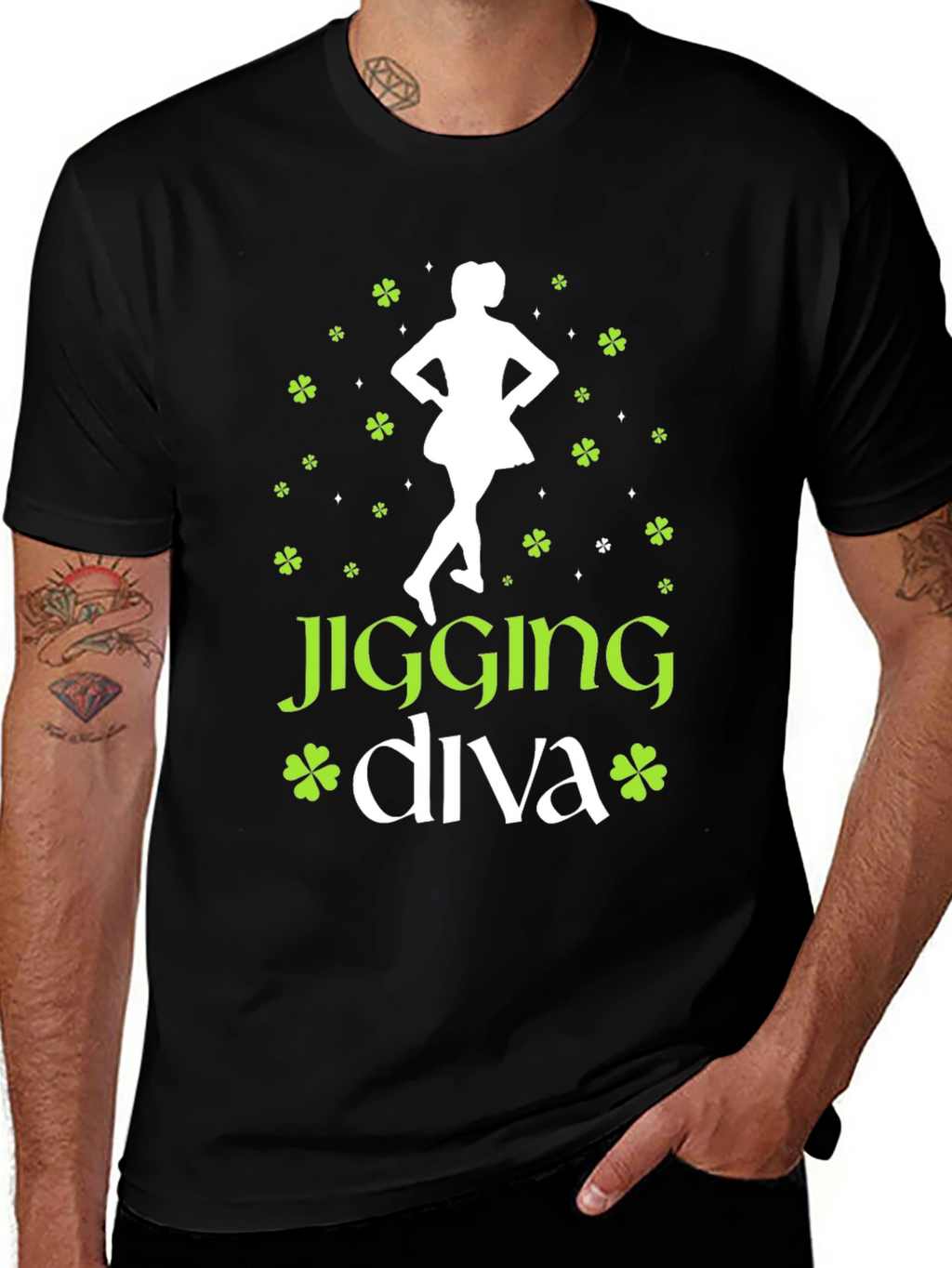 Jigging Diva St. Patricks Day T-Shirt