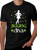 Jigging Diva St. Patricks Day T-Shirt