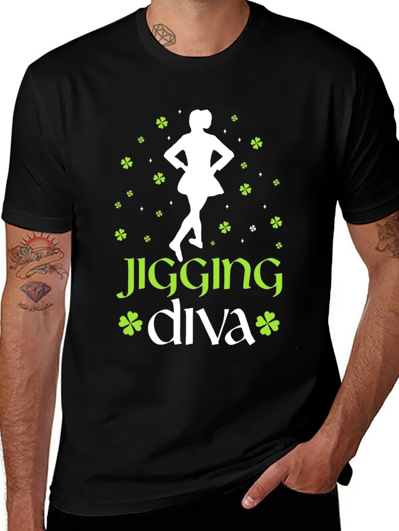 Jigging Diva St. Patricks Day T-Shirt