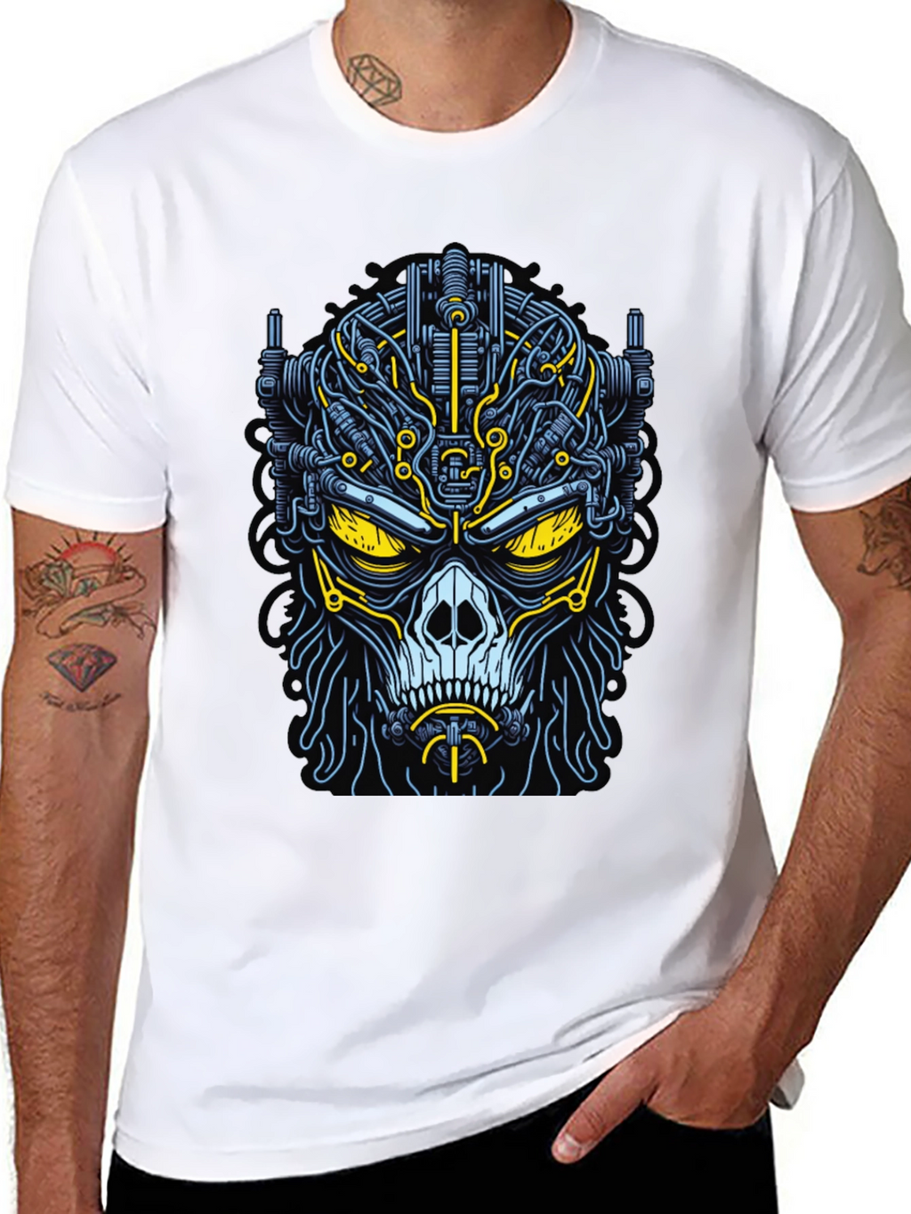 Cyberpunk Skull T-Shirt