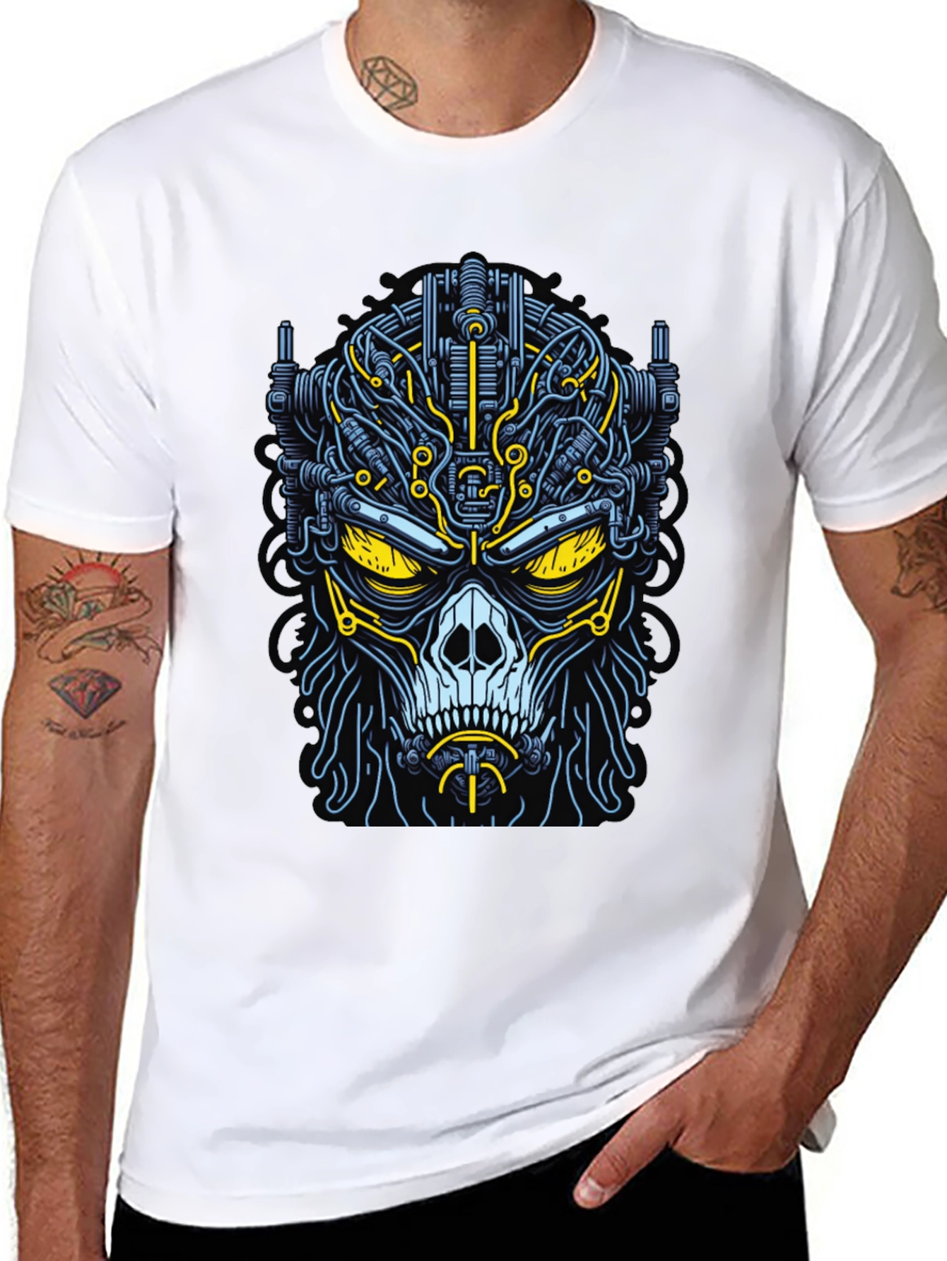Cyberpunk Skull T-Shirt